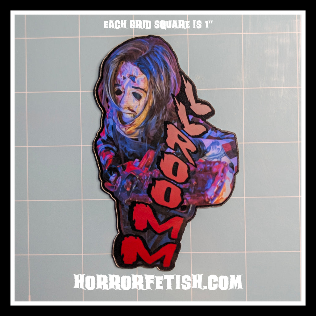 Leatherface | 18+ Horror Cosplay Die Cut Waterproof Laminated Stickers