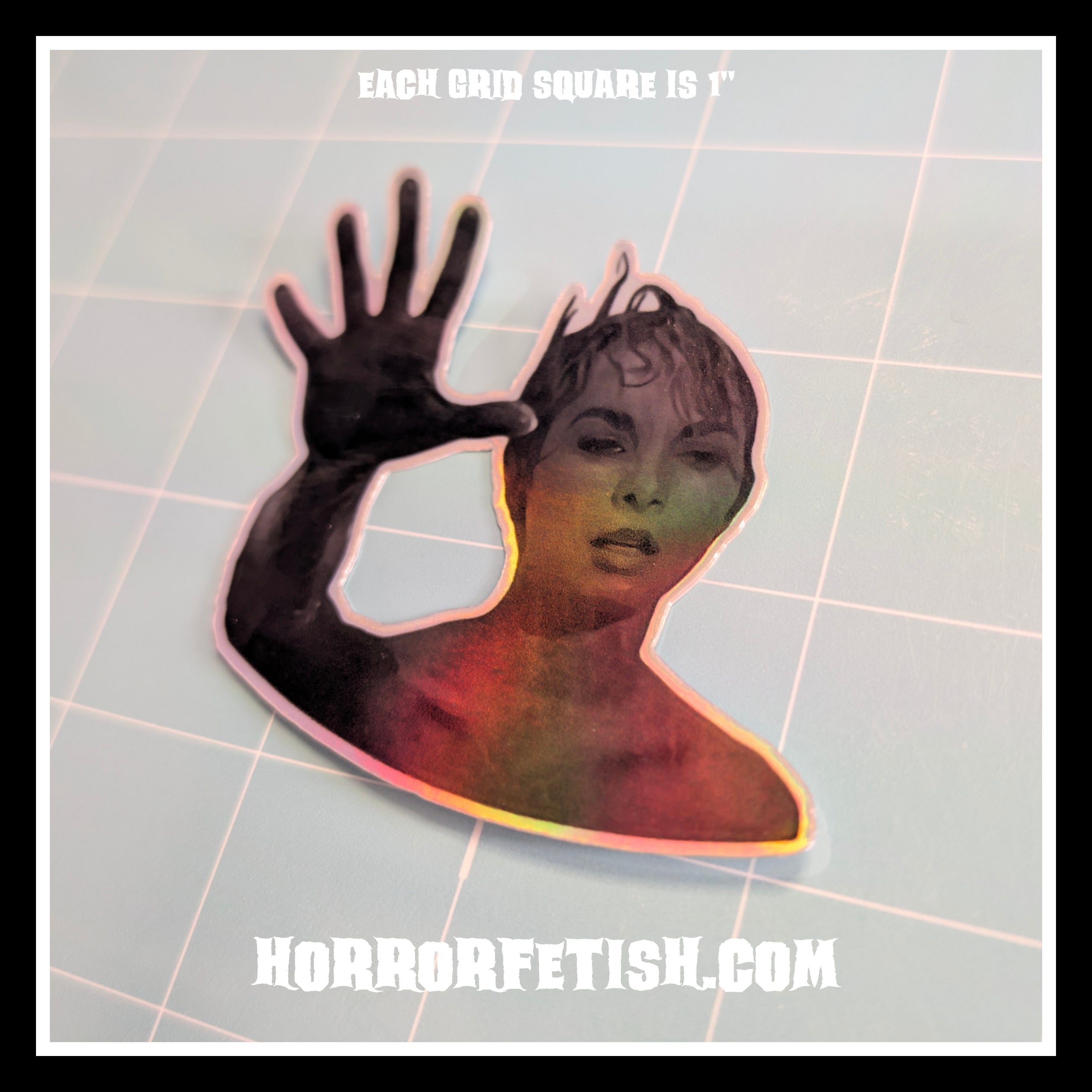 Psycho | Horror Die Cut Waterproof Laminated Sticker