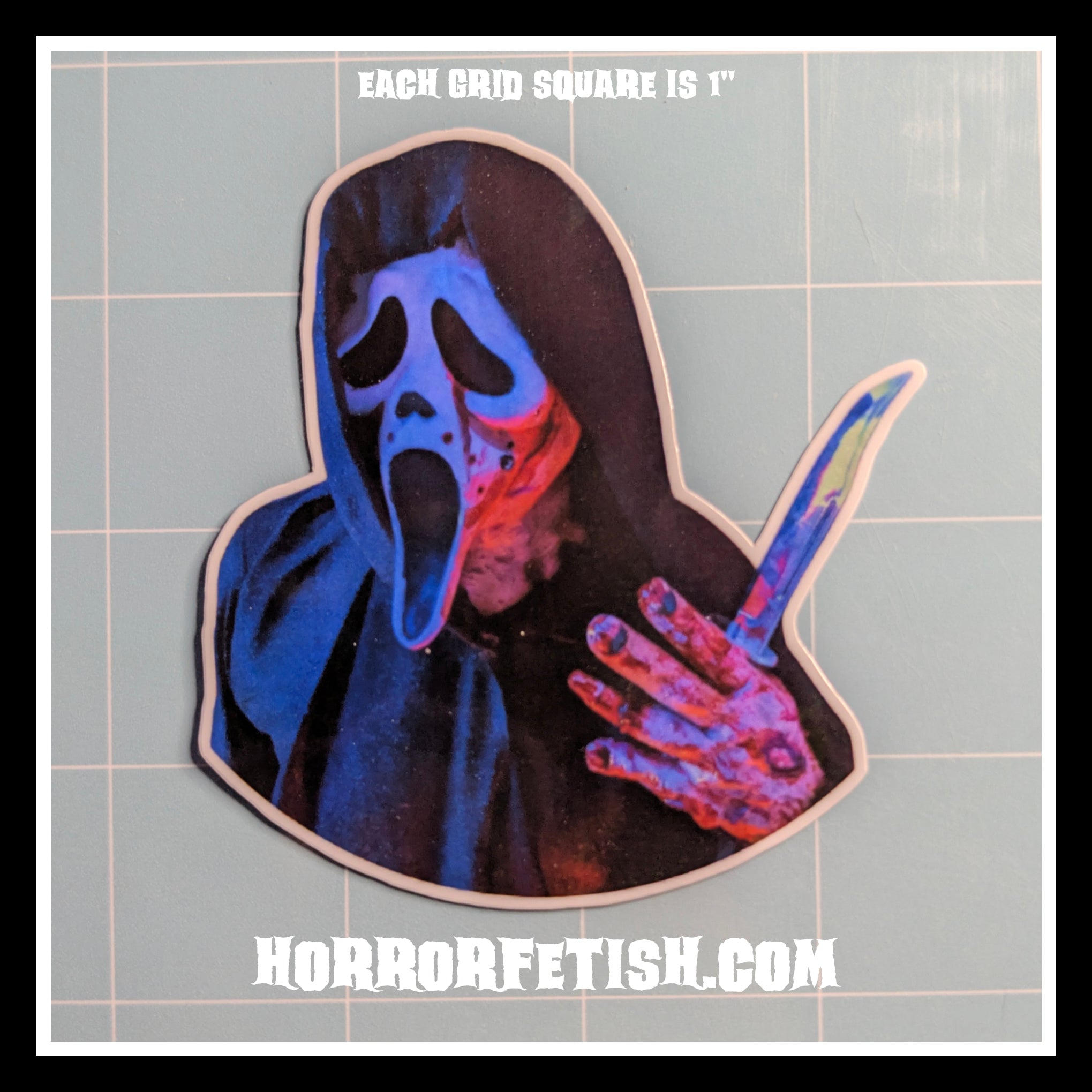 Ghostface Set 4 | 18+ Horror Cosplay Die Cut Waterproof Laminated Stickers