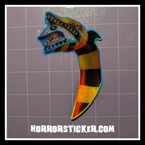 Beetlejuice | Horror Die Cut Waterproof Laminated Sticker