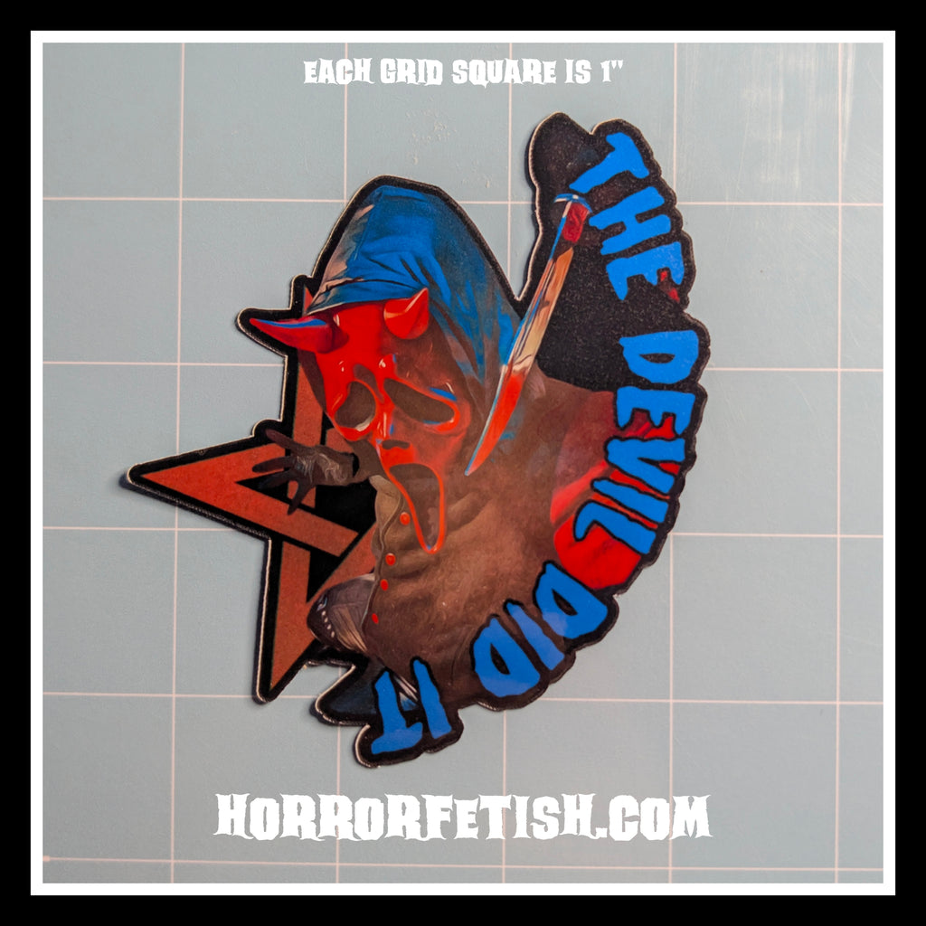 Ghostface Set 5 | 18+ Horror Cosplay Die Cut Waterproof Laminated Stickers