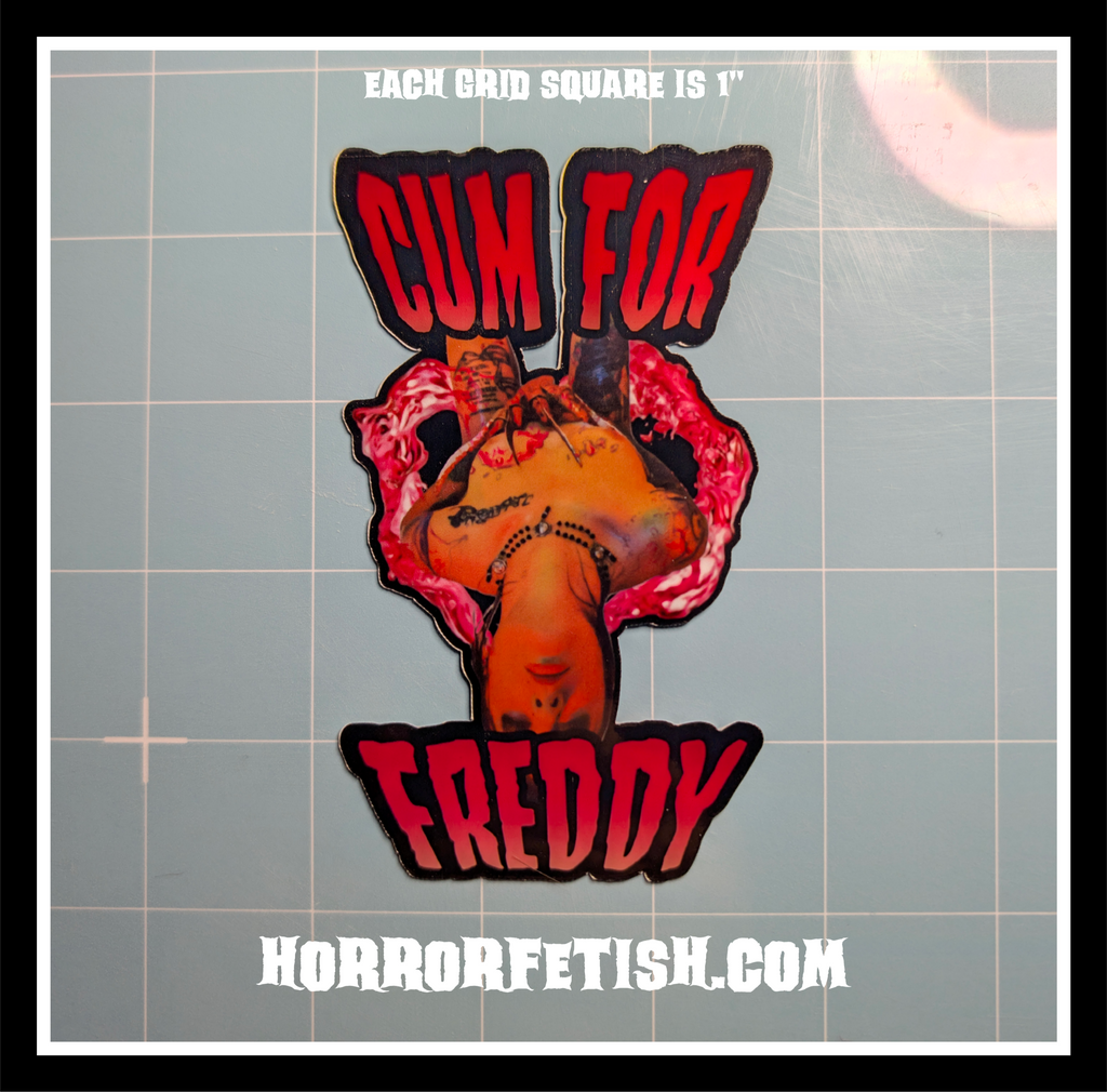 Freddy Krueger | 18+ Horror Cosplay Die Cut Waterproof Laminated Stickers