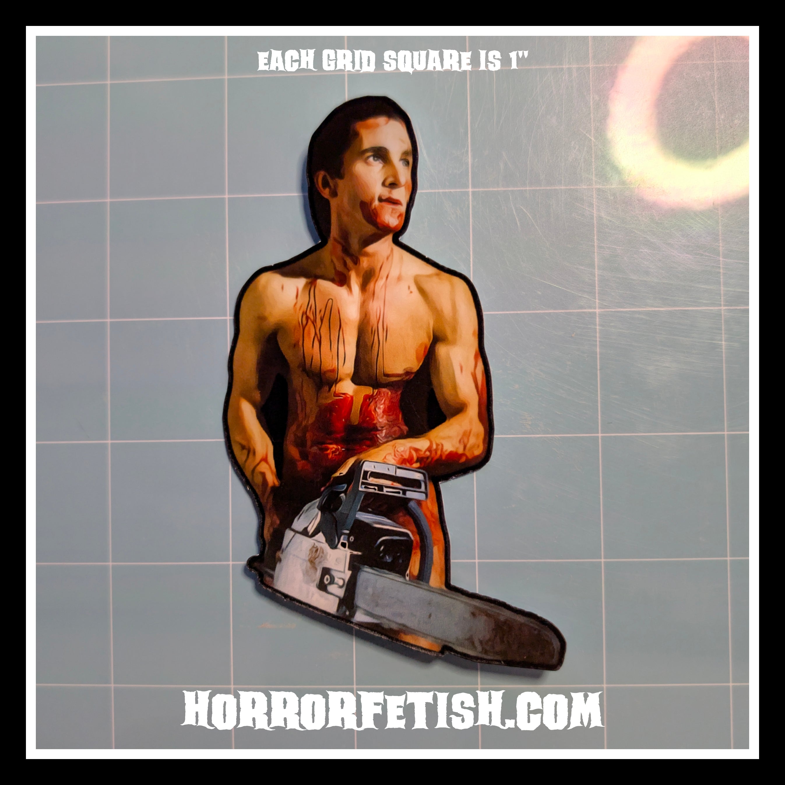 American Psycho | Horror Die Cut Waterproof Laminated Sticker