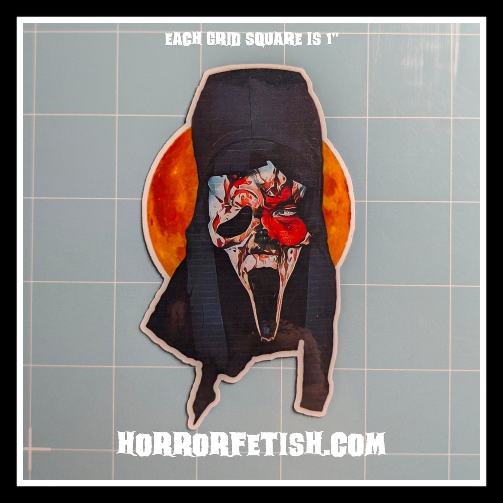 Ghostface Set 6 | 18+ Horror Cosplay Die Cut Waterproof Laminated Stickers