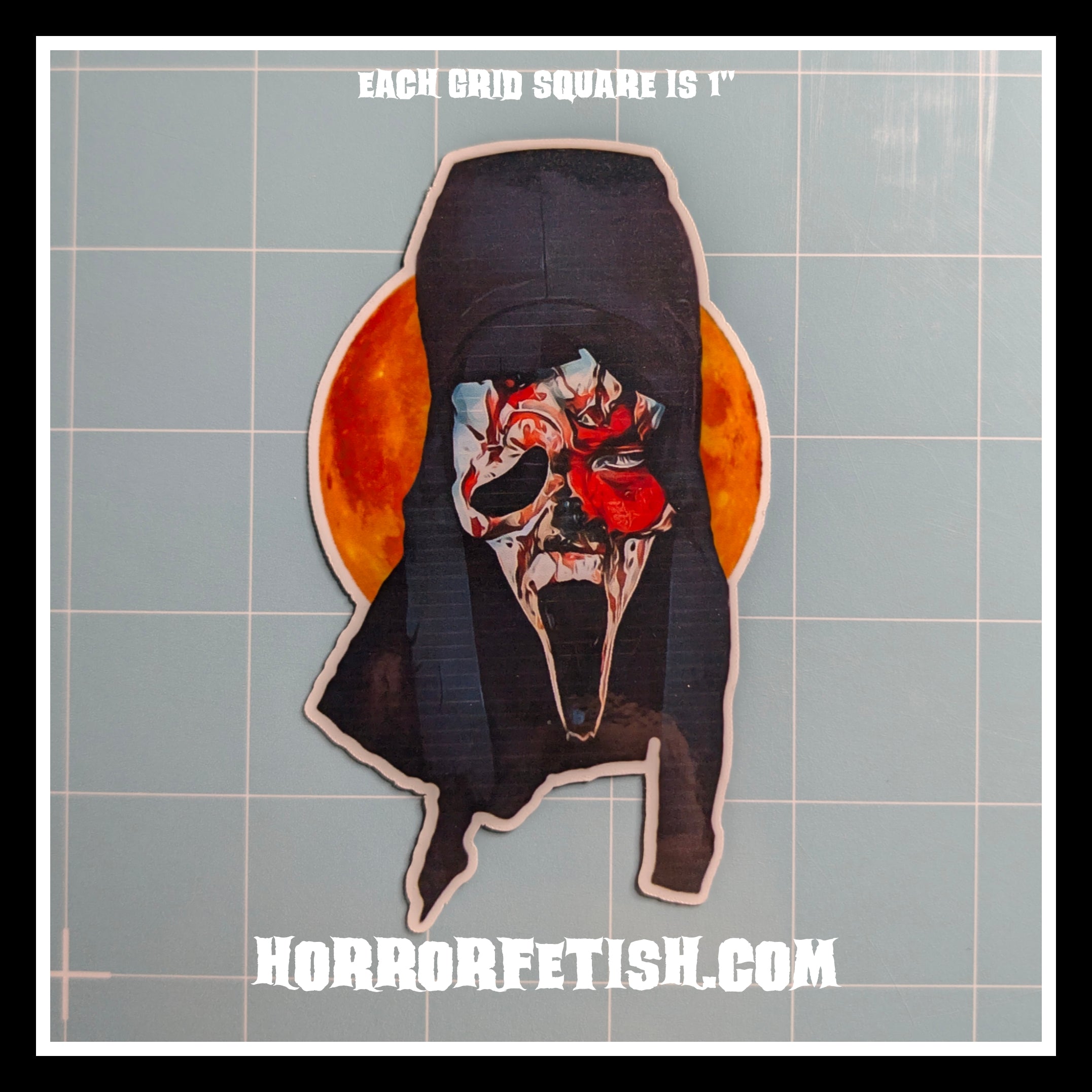 Ghostface Set 6 | 18+ Horror Cosplay Die Cut Waterproof Laminated Stickers