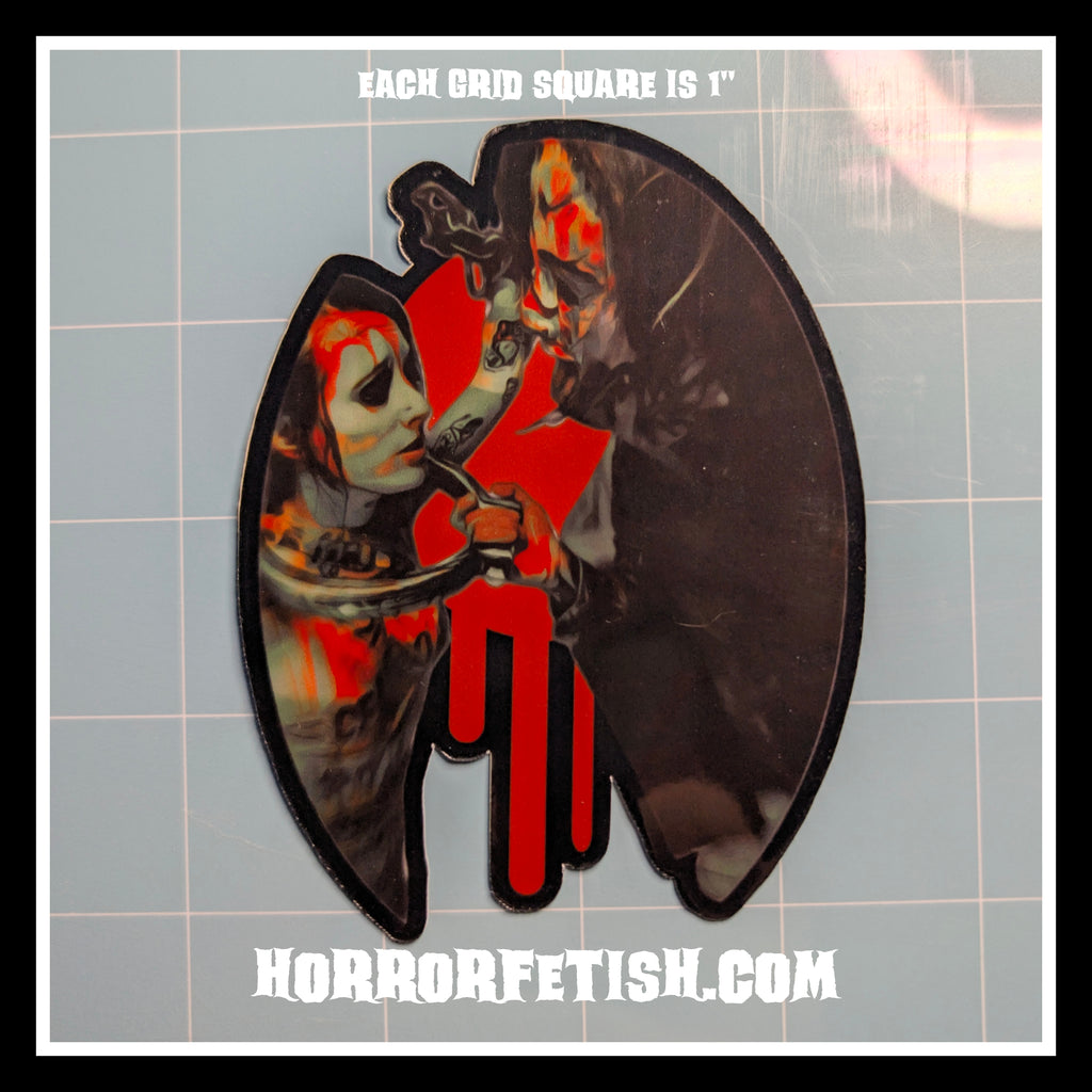Leatherface | 18+ Horror Cosplay Die Cut Waterproof Laminated Stickers