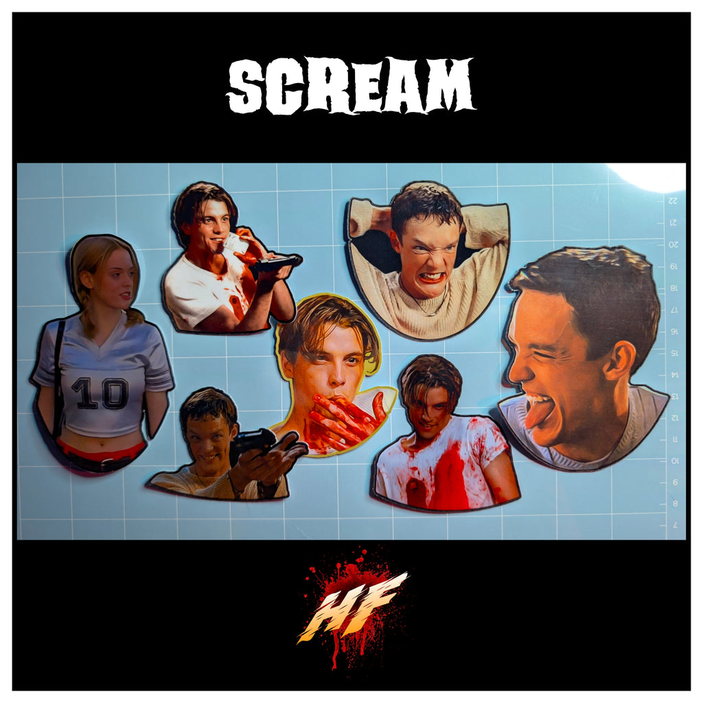 Scream | Horror Die Cut Waterproof Laminated Sticker