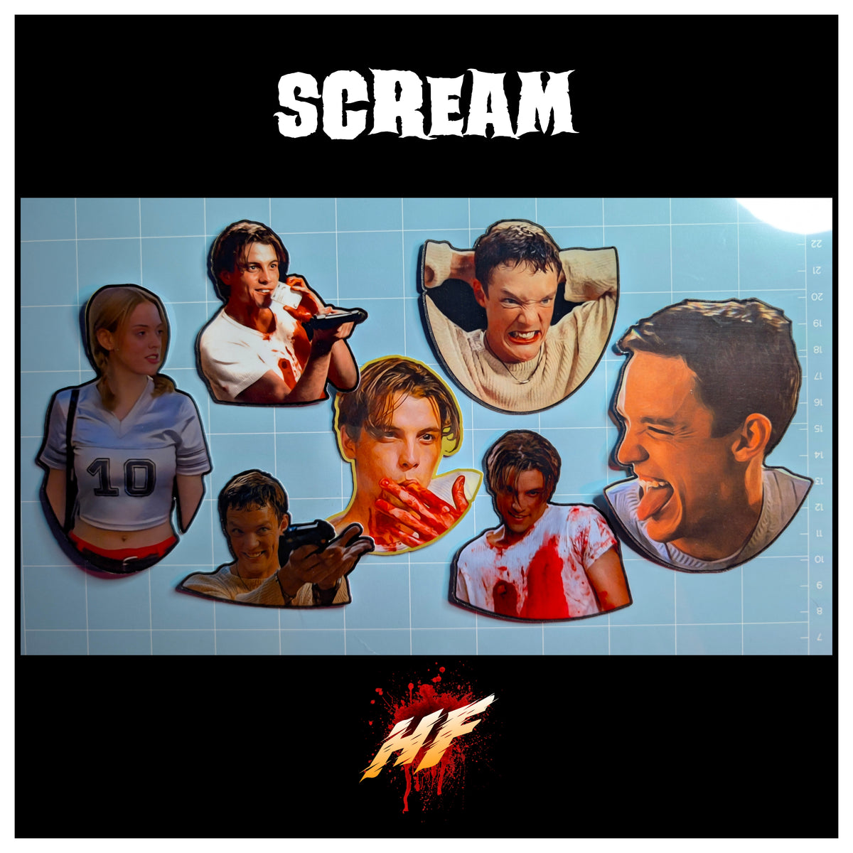 Scream | Horror Die Cut Waterproof Laminated Sticker