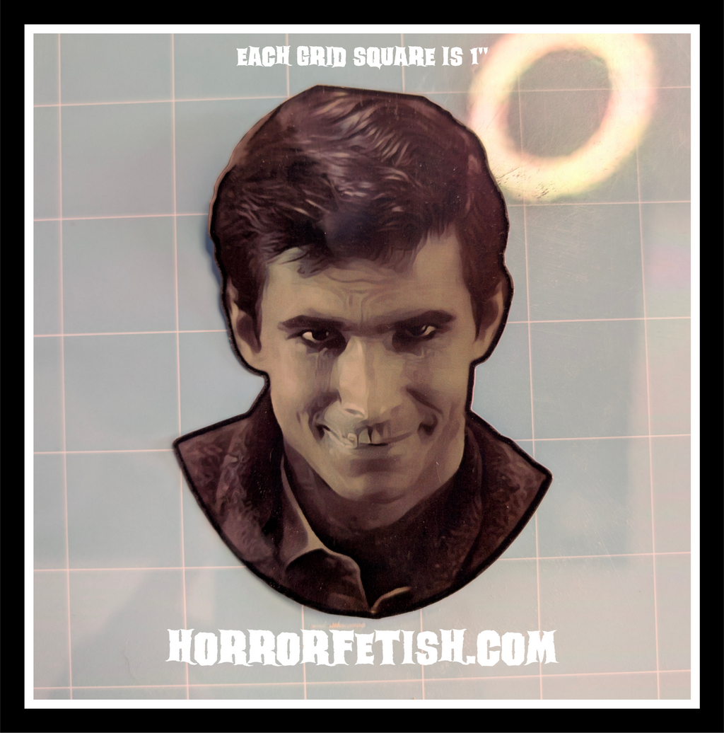 Psycho | Horror Die Cut Waterproof Laminated Sticker
