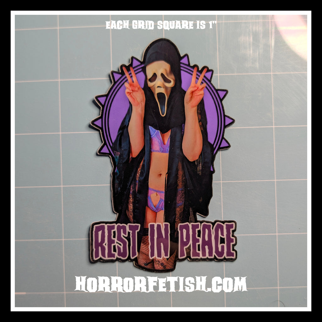 Ghostface Set 1 | 18+ Horror Cosplay Die Cut Waterproof Laminated Stickers