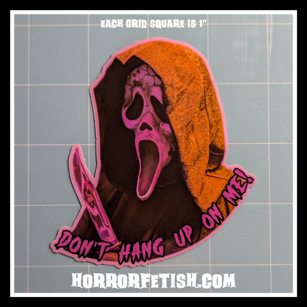 Ghostface Set 4 | 18+ Horror Cosplay Die Cut Waterproof Laminated Stickers