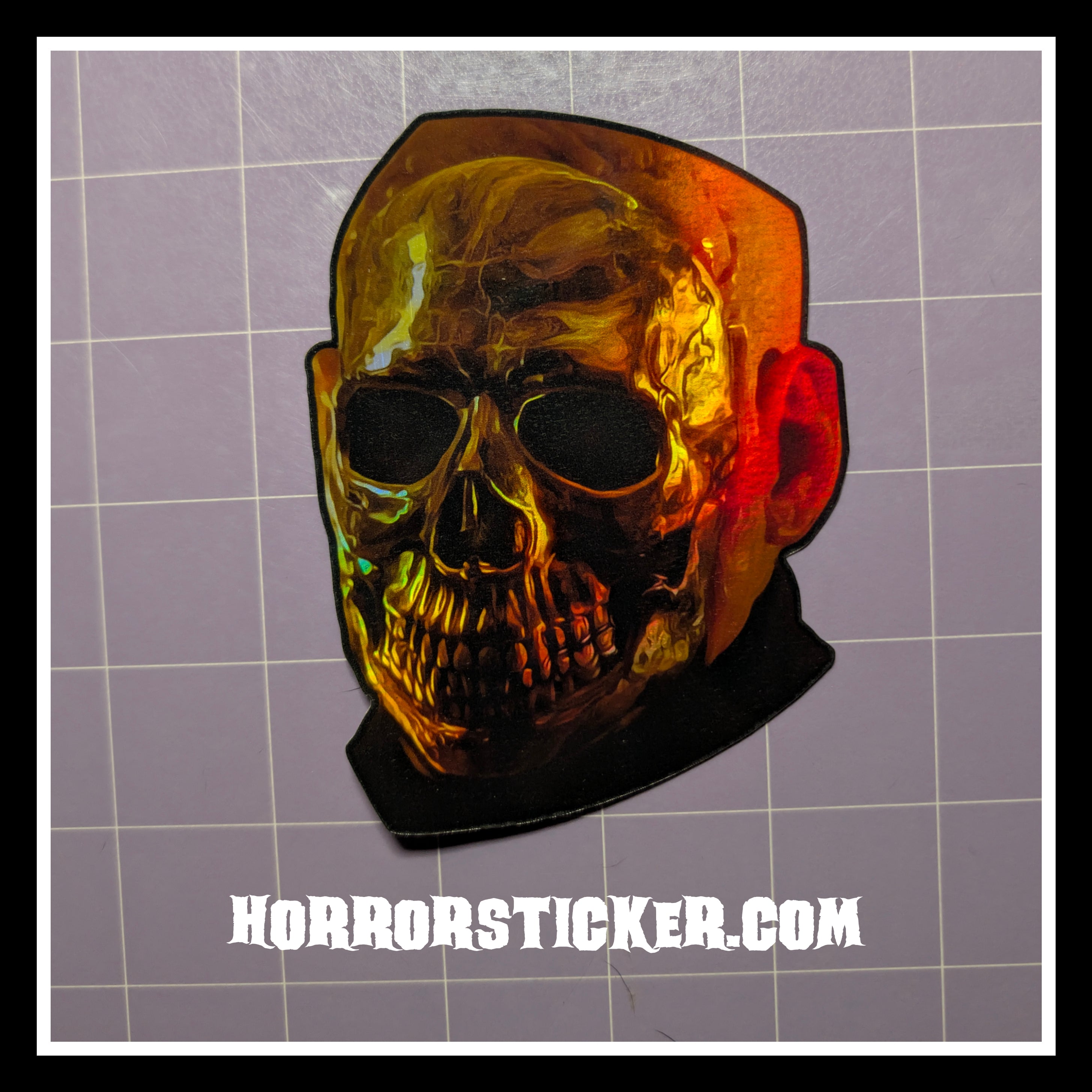 Laid to Rest | Horror Die Cut Waterproof Laminated Sticker