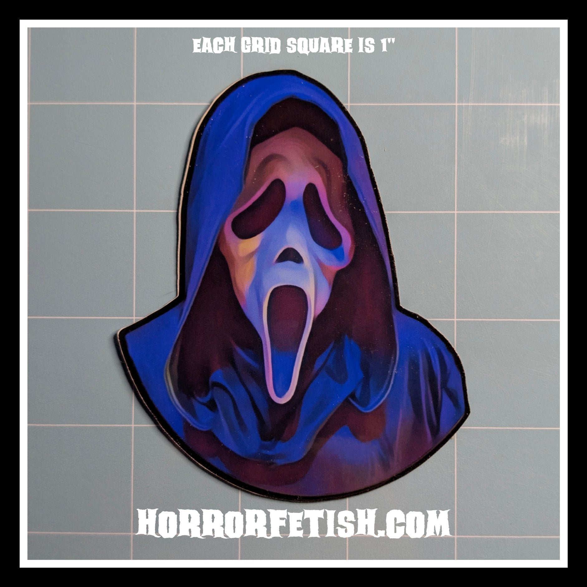 Ghostface Set 6 | 18+ Horror Cosplay Die Cut Waterproof Laminated Stickers