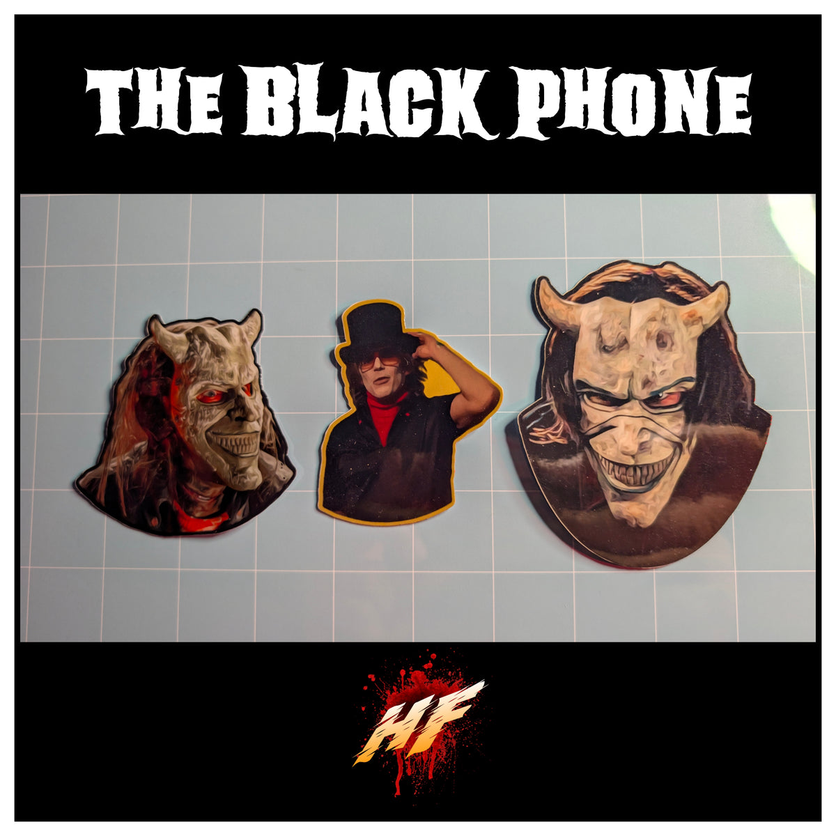 The Black Phone | Horror Die Cut Waterproof Laminated Sticker
