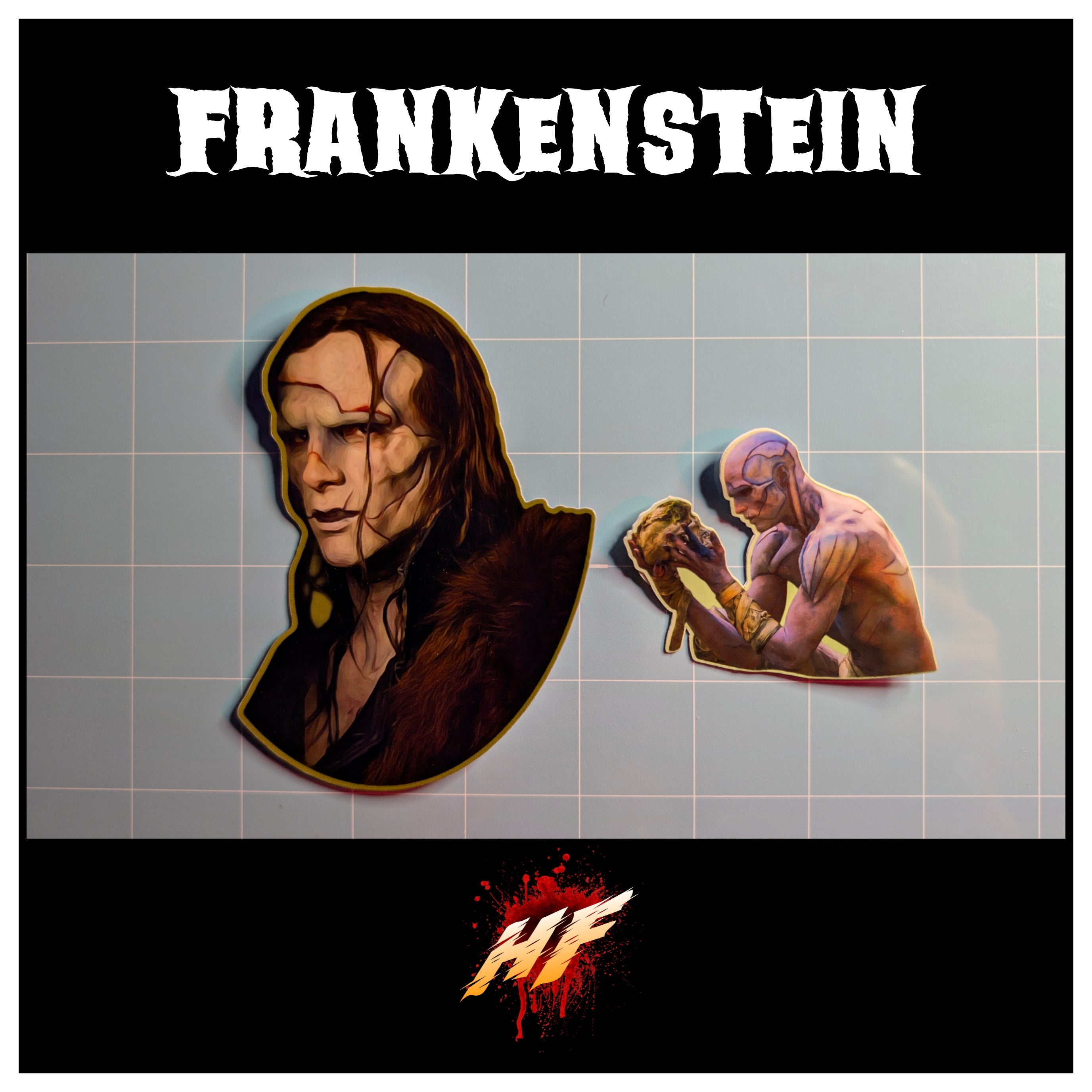 Frankenstein | Horror Die Cut Waterproof Laminated Sticker