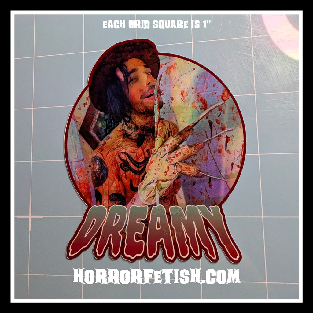 Freddy Krueger | 18+ Horror Cosplay Die Cut Waterproof Laminated Stickers