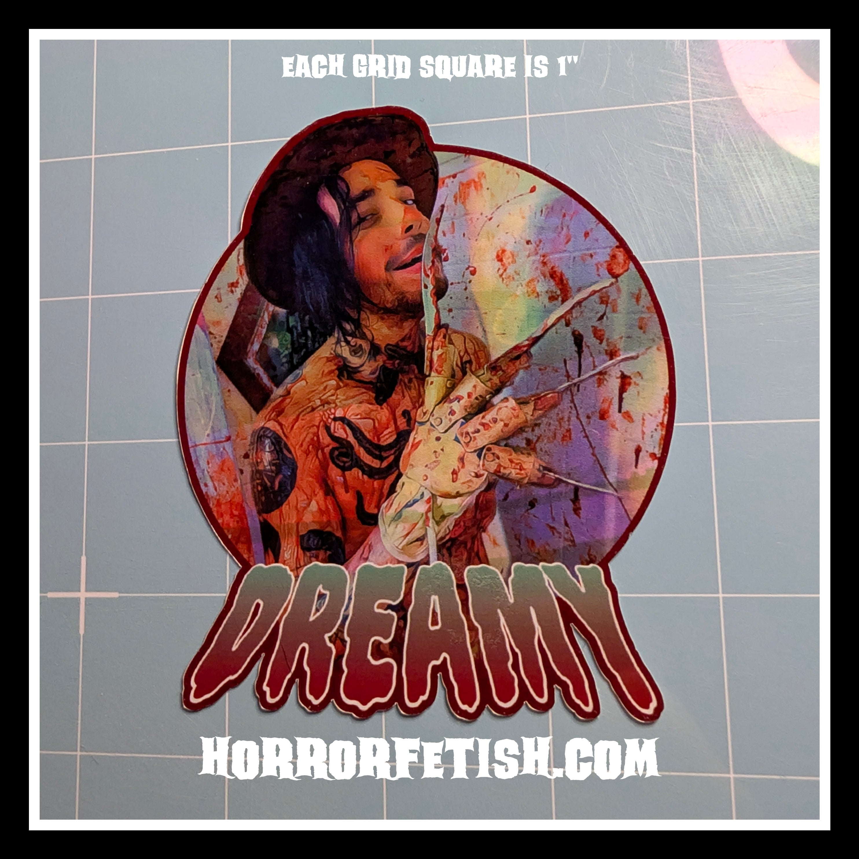 Freddy Krueger | 18+ Horror Cosplay Die Cut Waterproof Laminated Stickers