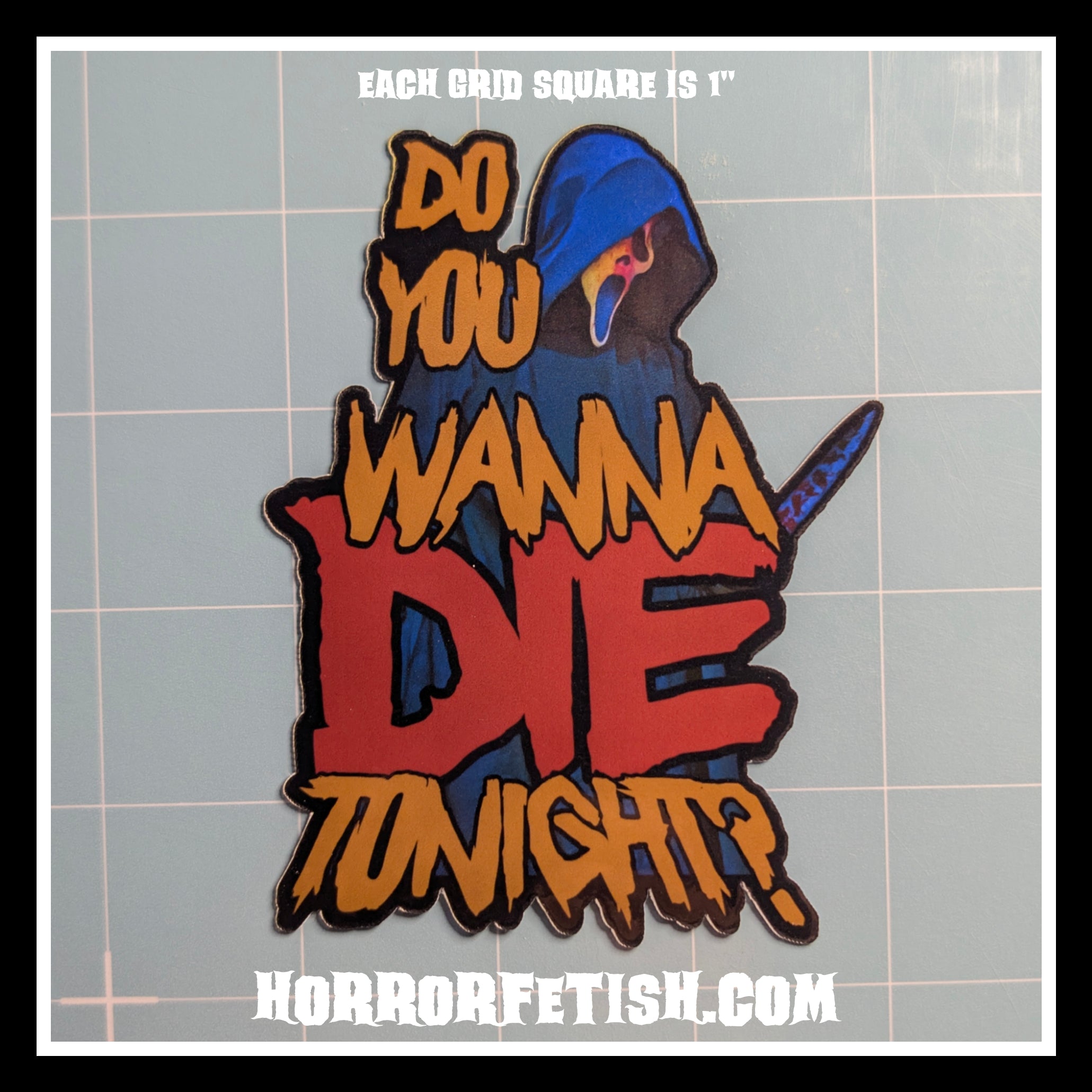 Ghostface Set 6 | 18+ Horror Cosplay Die Cut Waterproof Laminated Stickers
