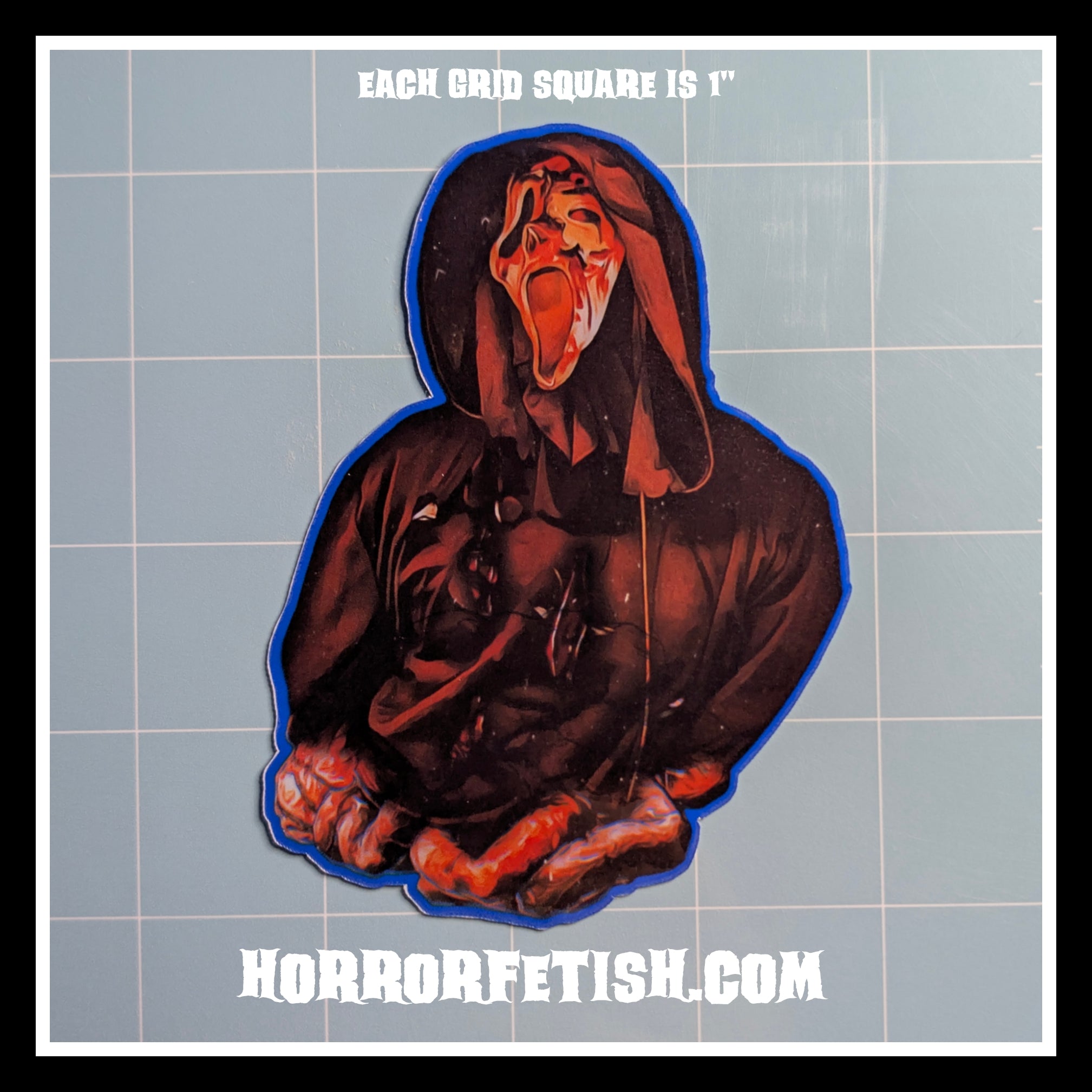 Ghostface Set 5 | 18+ Horror Cosplay Die Cut Waterproof Laminated Stickers