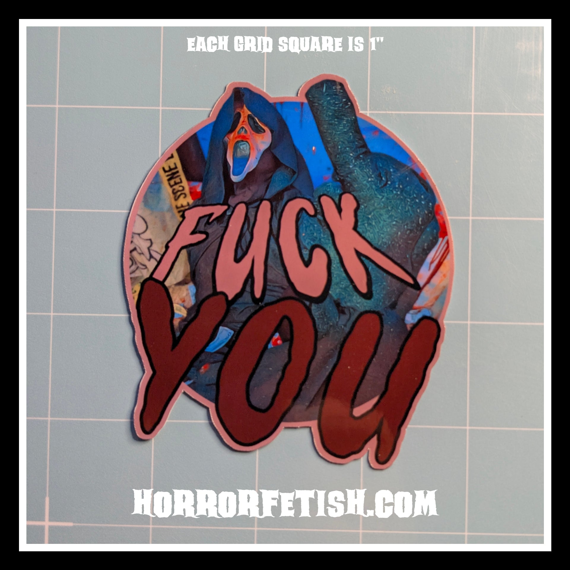 Ghostface Set 6 | 18+ Horror Cosplay Die Cut Waterproof Laminated Stickers