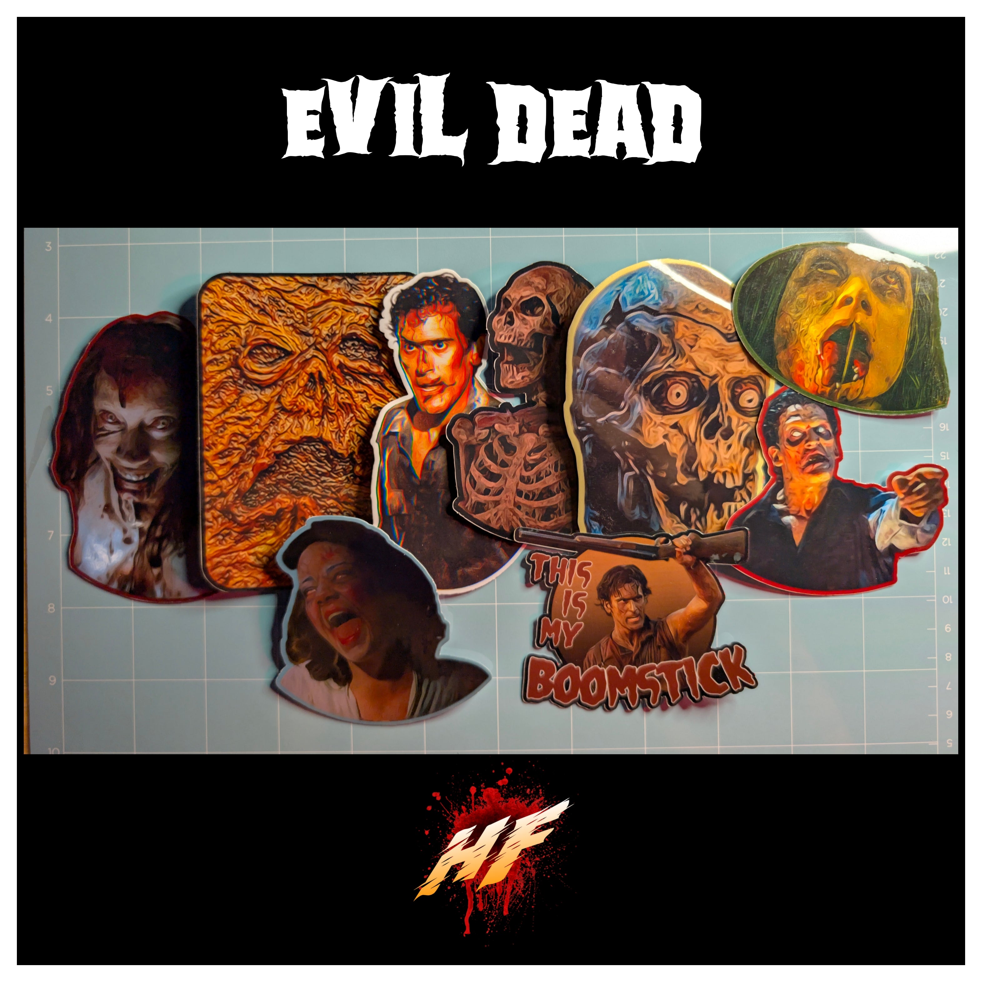 Evil Dead | Horror Die Cut Waterproof Laminated Sticker