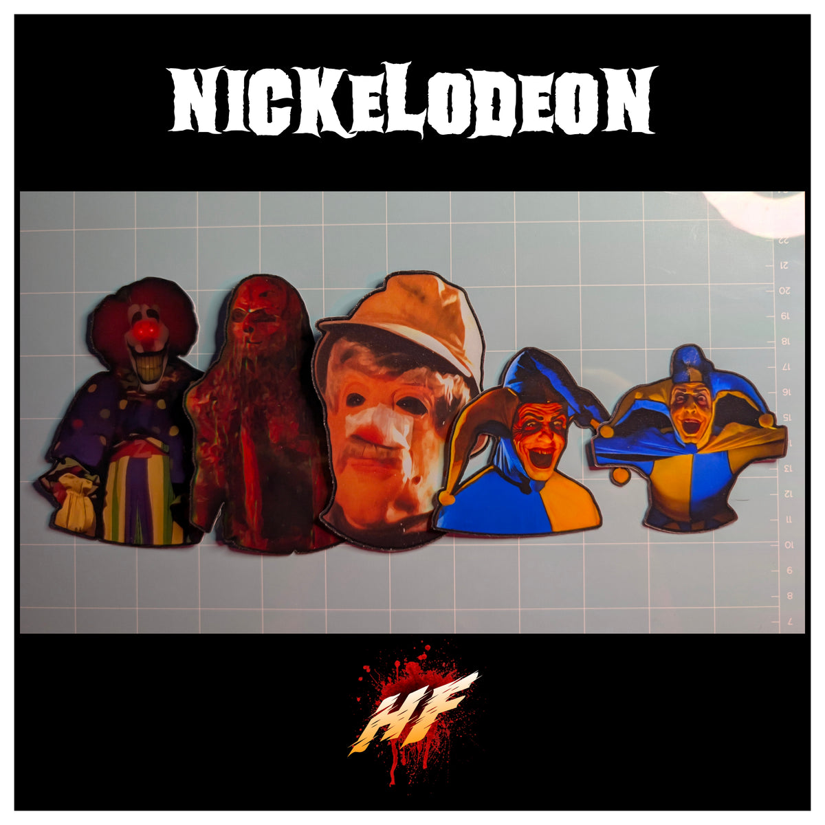Nickelodeon | Horror Die Cut Waterproof Laminated Sticker