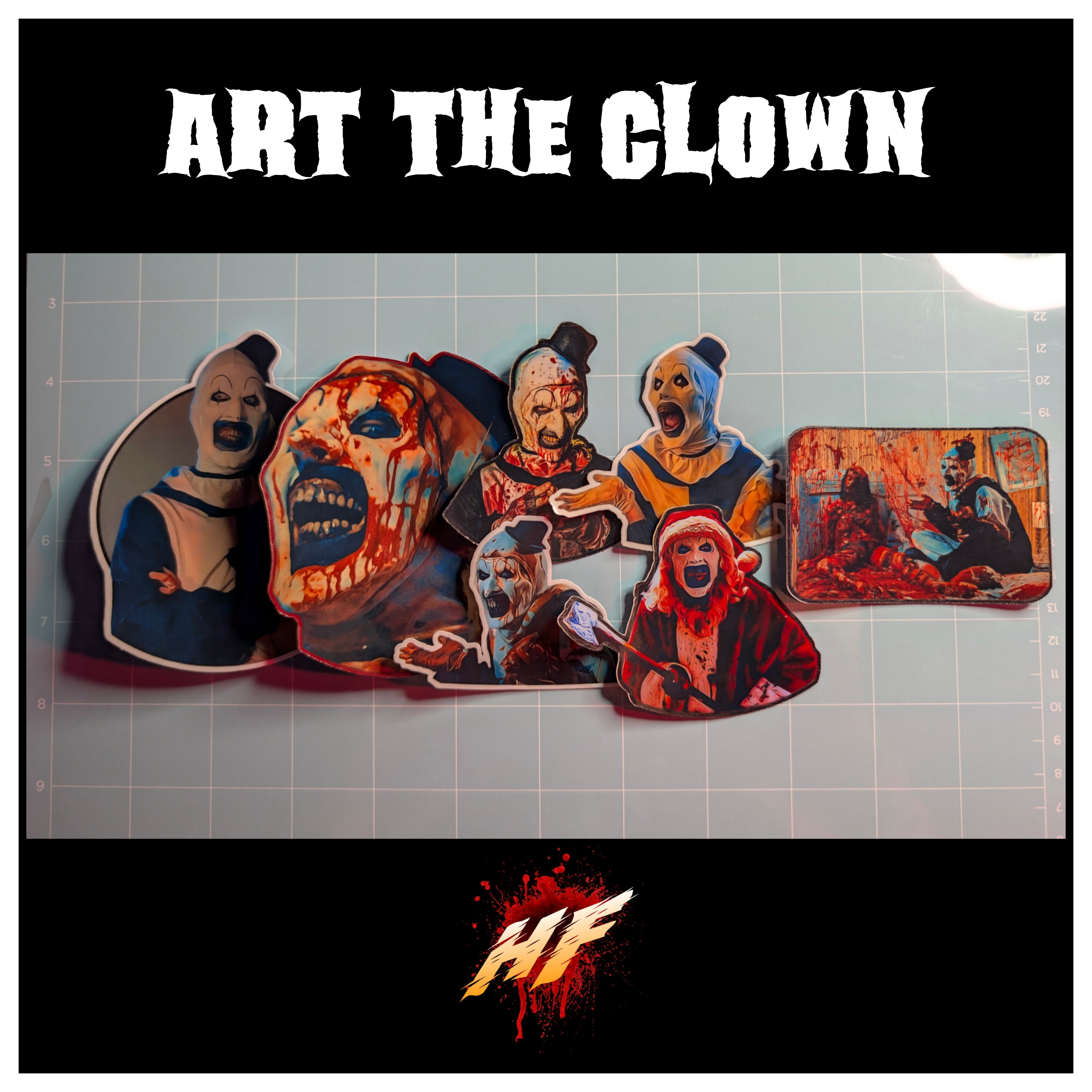 Art the Clown | Horror Die Cut Waterproof Laminated Sticker