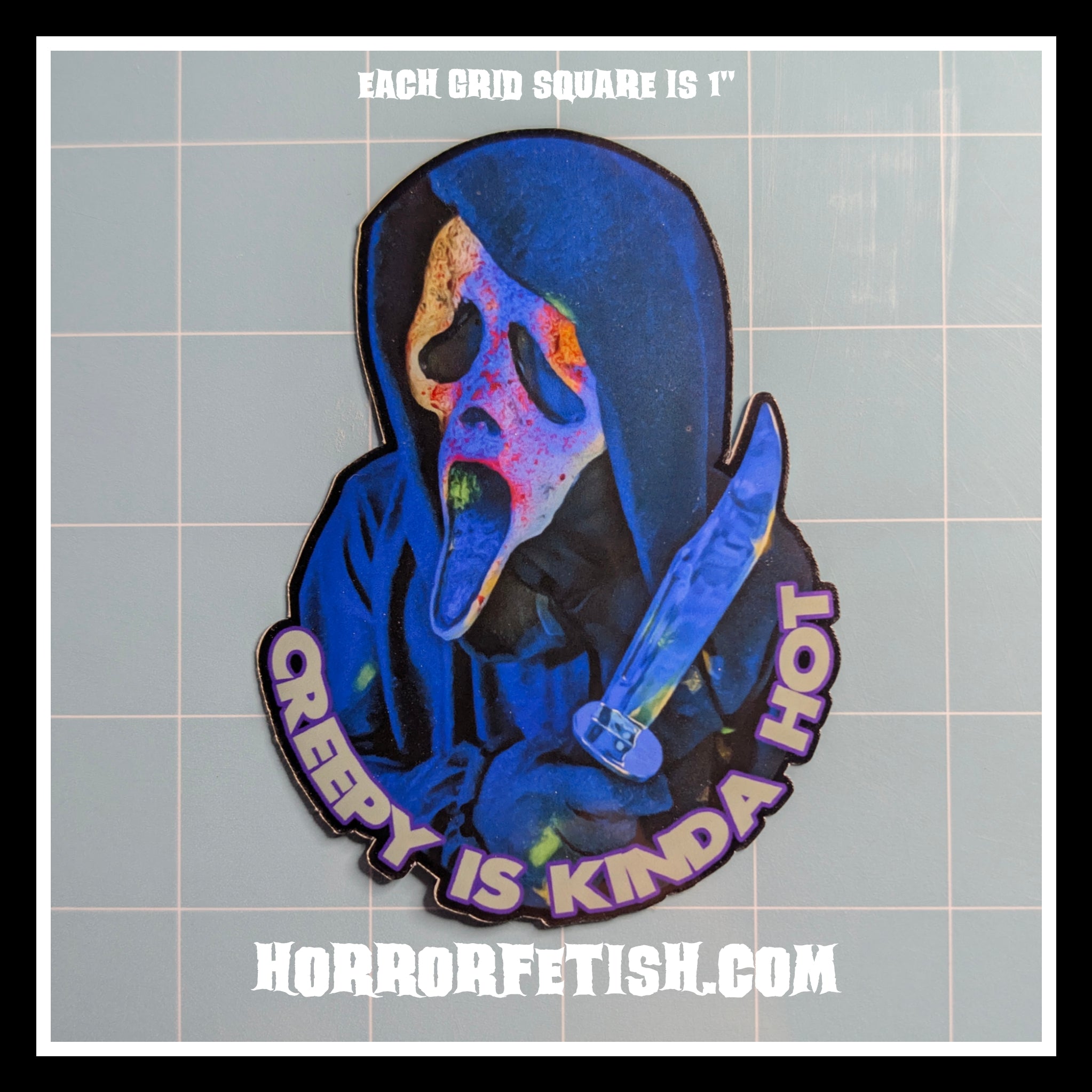 Ghostface Set 5 | 18+ Horror Cosplay Die Cut Waterproof Laminated Stickers