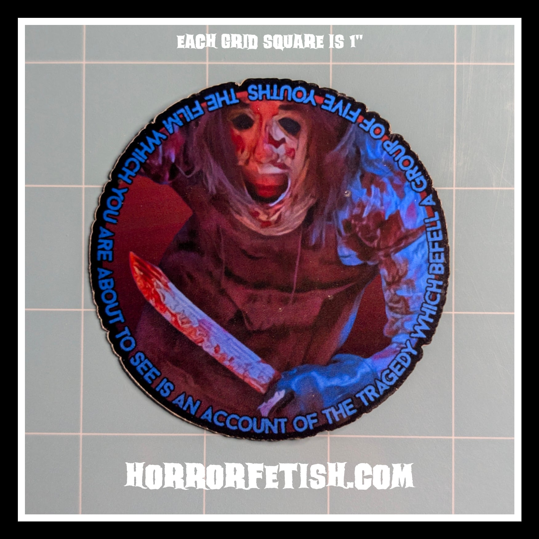 Leatherface | 18+ Horror Cosplay Die Cut Waterproof Laminated Stickers