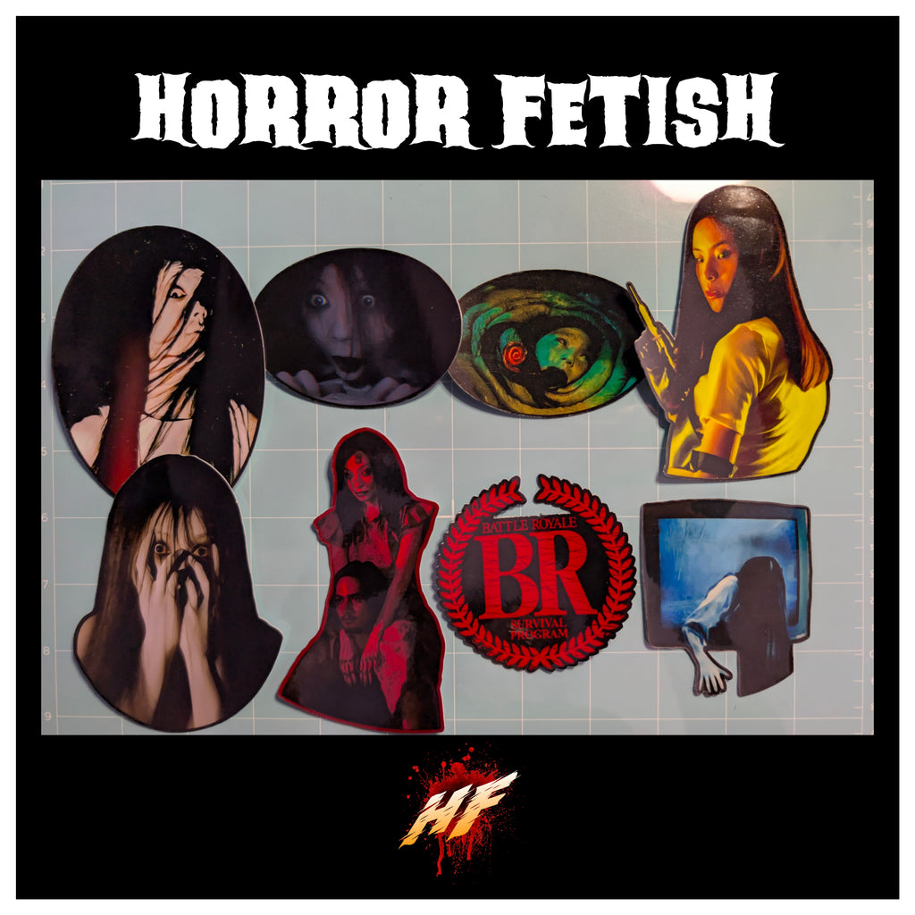Asian Horror | Horror Die Cut Waterproof Laminated Sticker