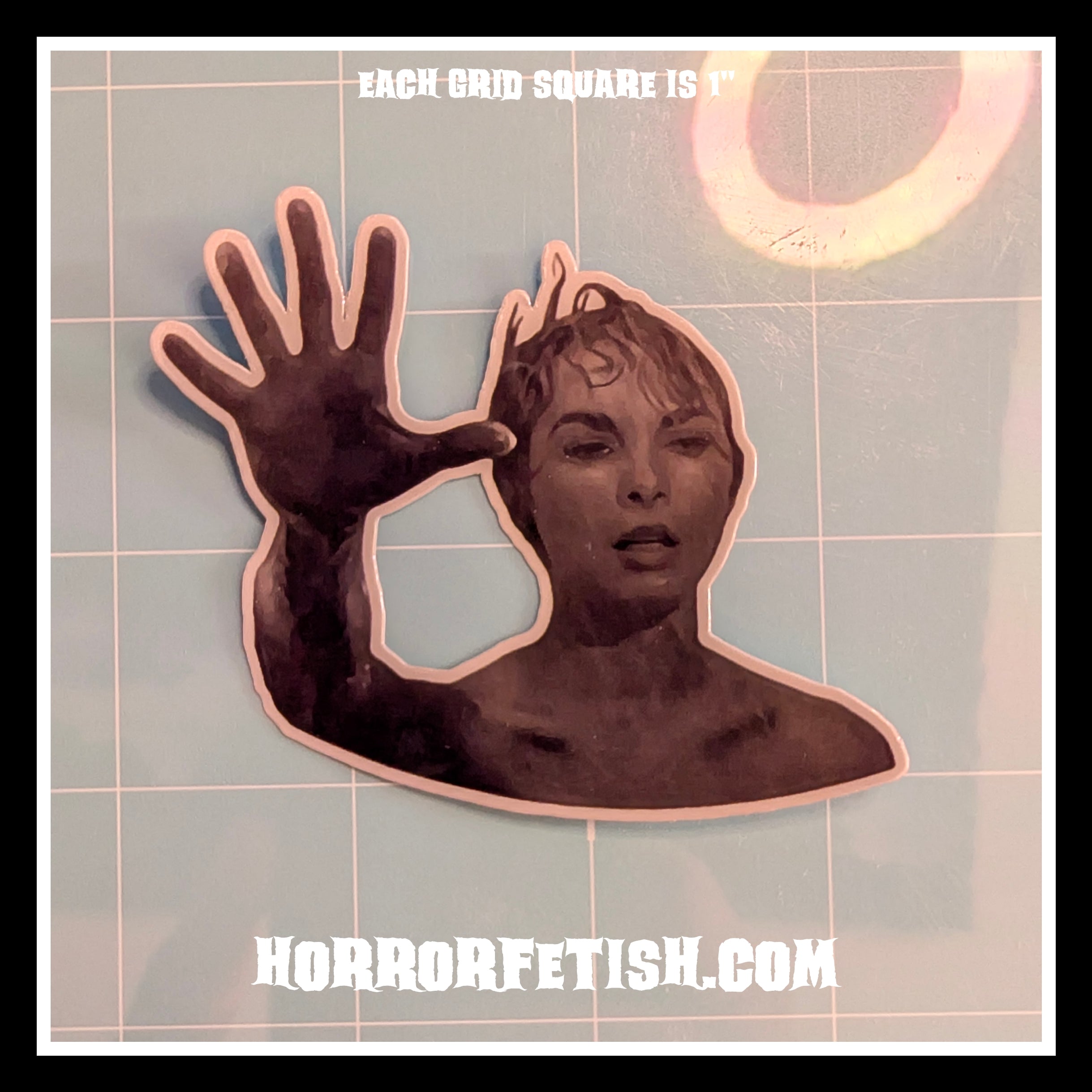 Psycho | Horror Die Cut Waterproof Laminated Sticker