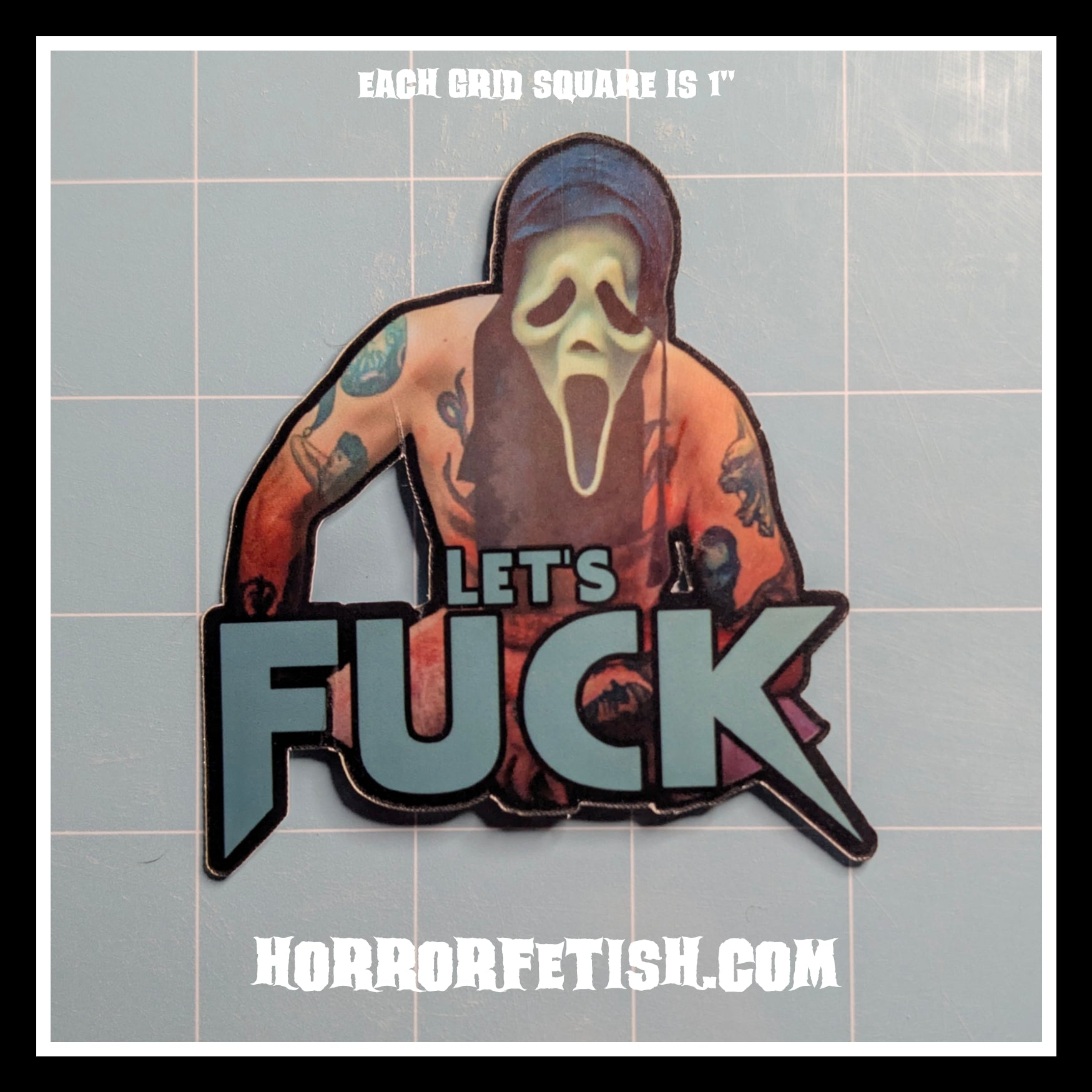 Ghostface Set 1 | 18+ Horror Cosplay Die Cut Waterproof Laminated Stickers