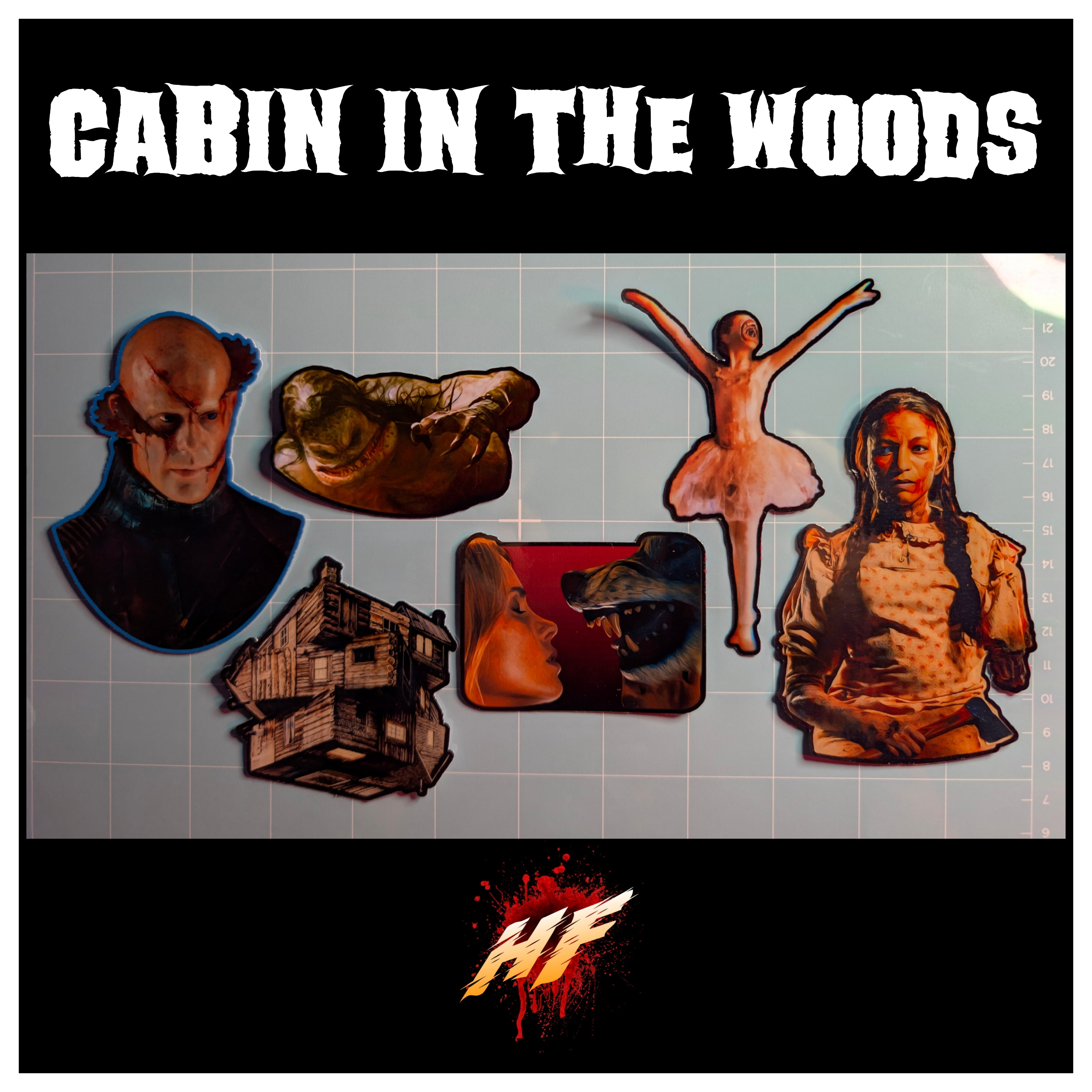 Cabin in the Woods | Horror Die Cut Waterproof Laminated Sticker