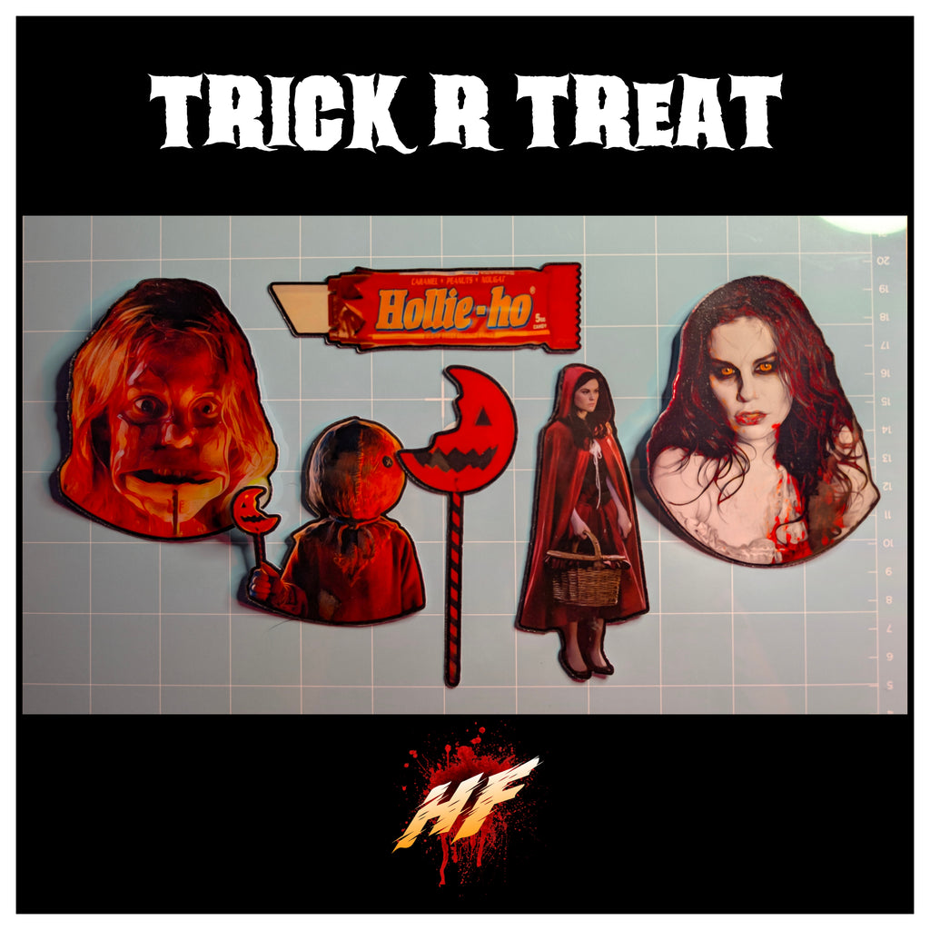 Trick R Treat | Horror Die Cut Waterproof Laminated Sticker