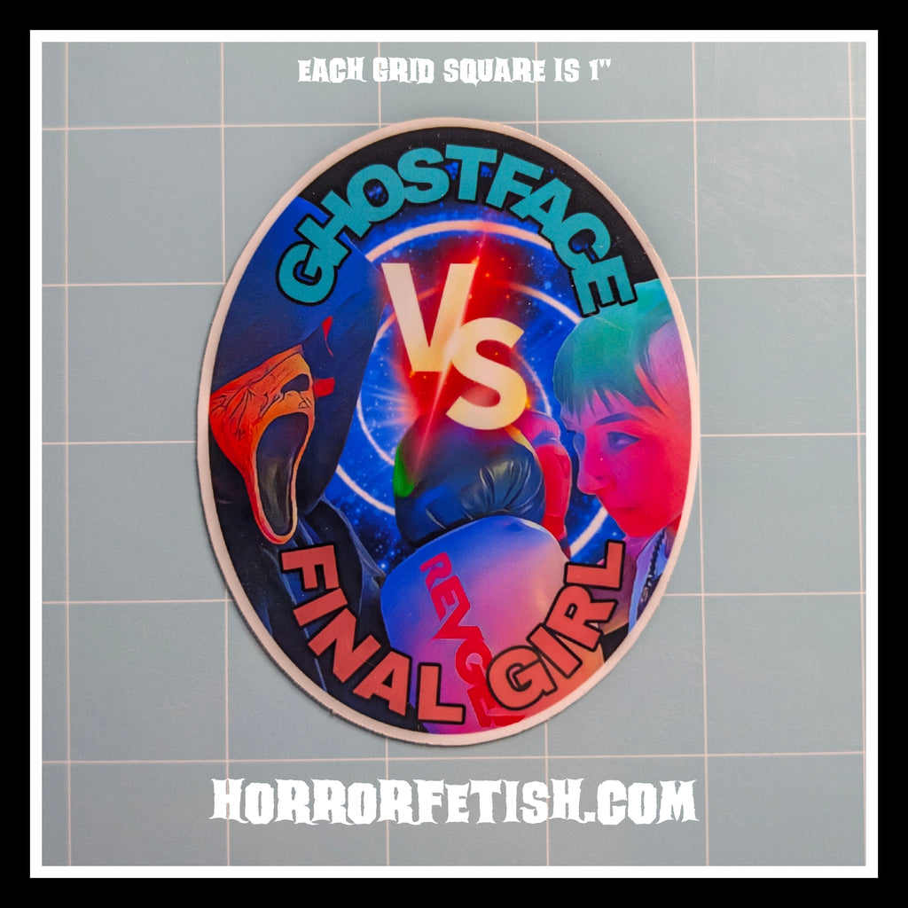 Ghostface Set 3 | 18+ Horror Cosplay Die Cut Waterproof Laminated Stickers
