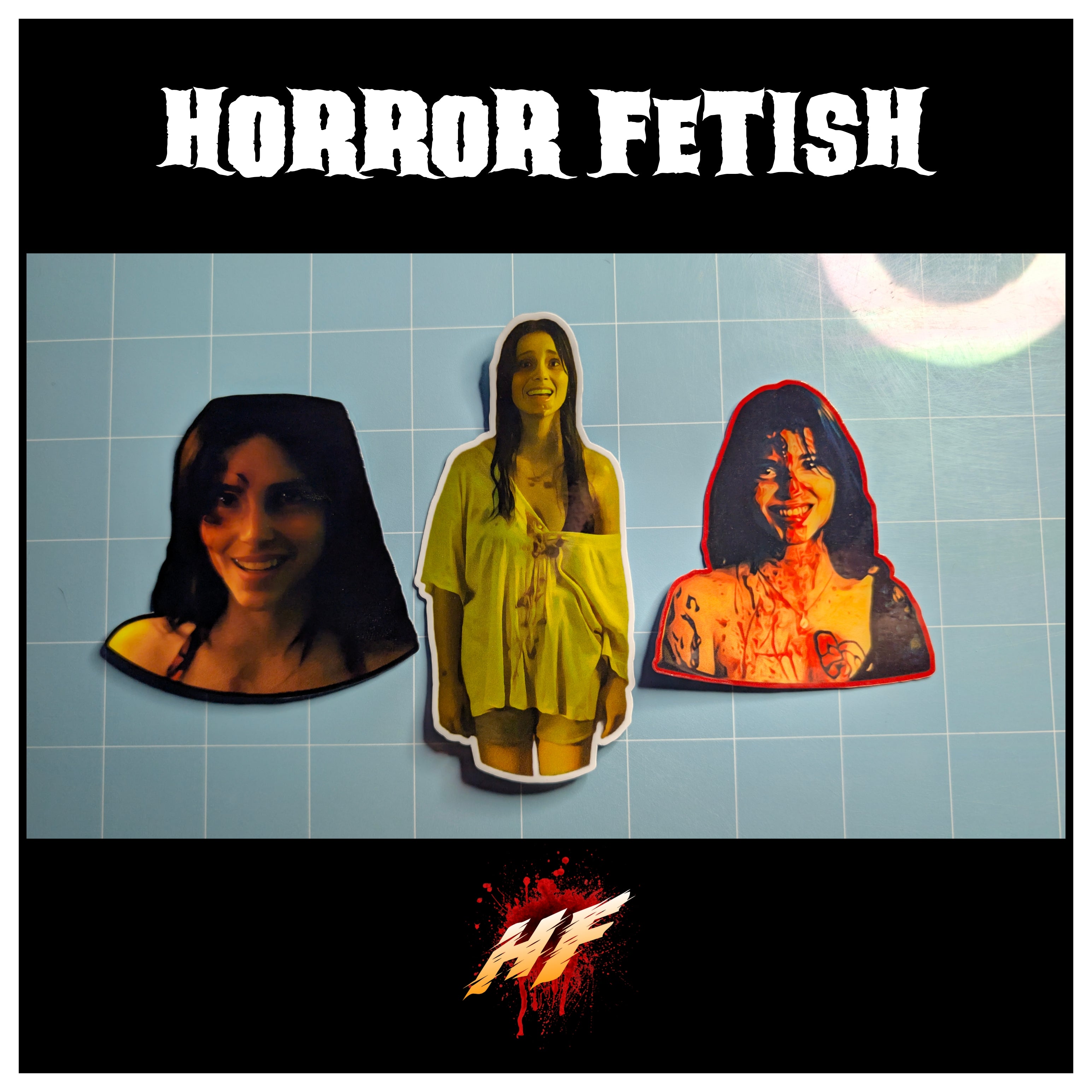 Obsession Set 2 | Horror Die Cut Waterproof Laminated Sticker