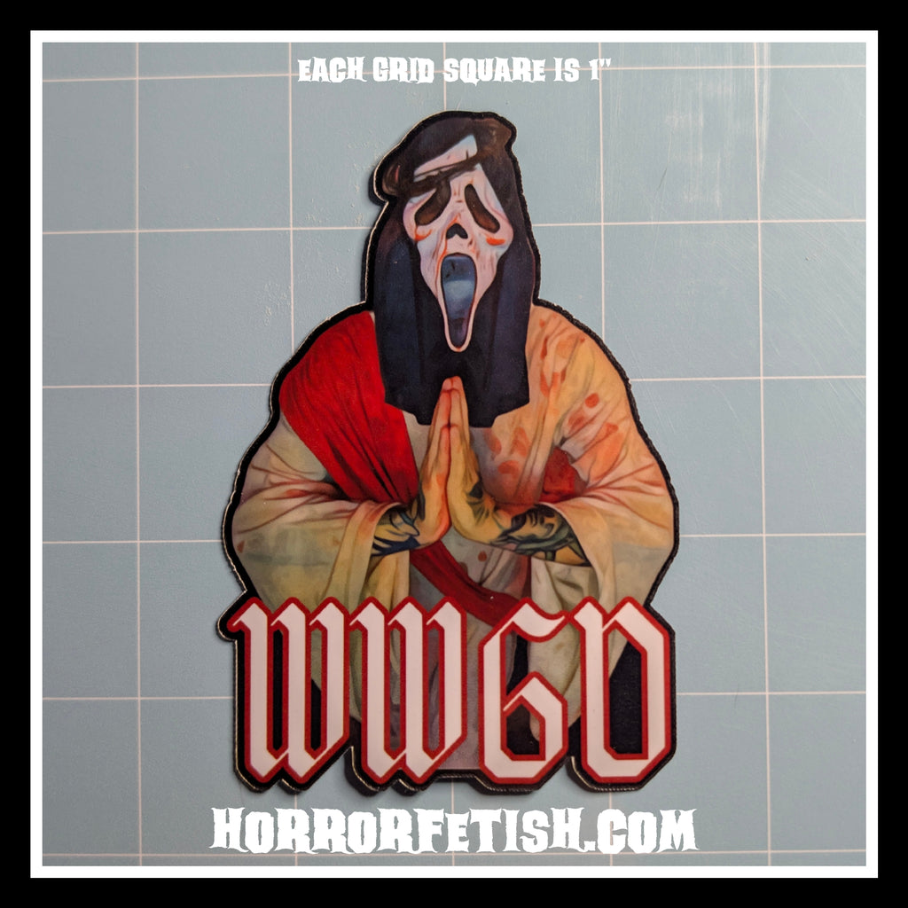 Ghostface Set 4 | 18+ Horror Cosplay Die Cut Waterproof Laminated Stickers