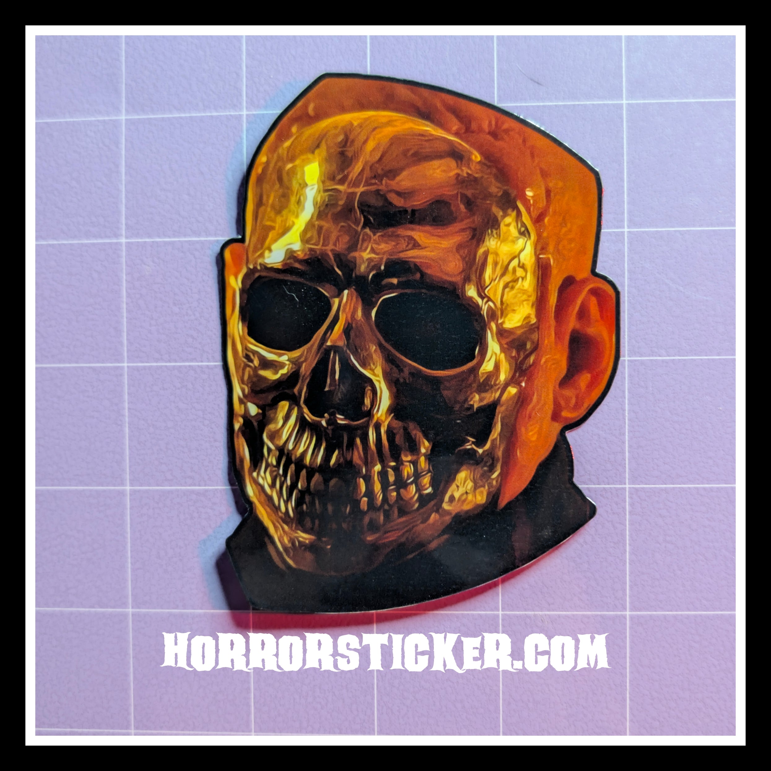 Laid to Rest | Horror Die Cut Waterproof Laminated Sticker