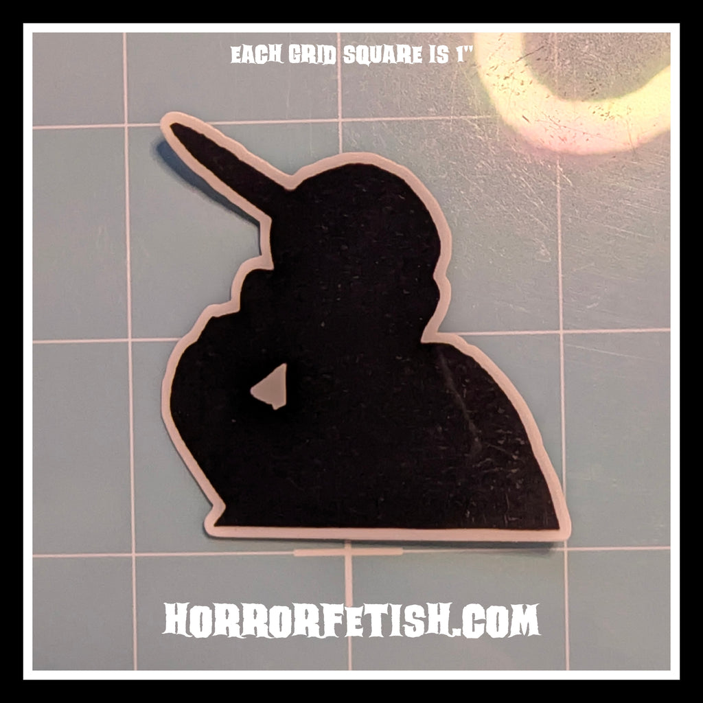 Psycho | Horror Die Cut Waterproof Laminated Sticker
