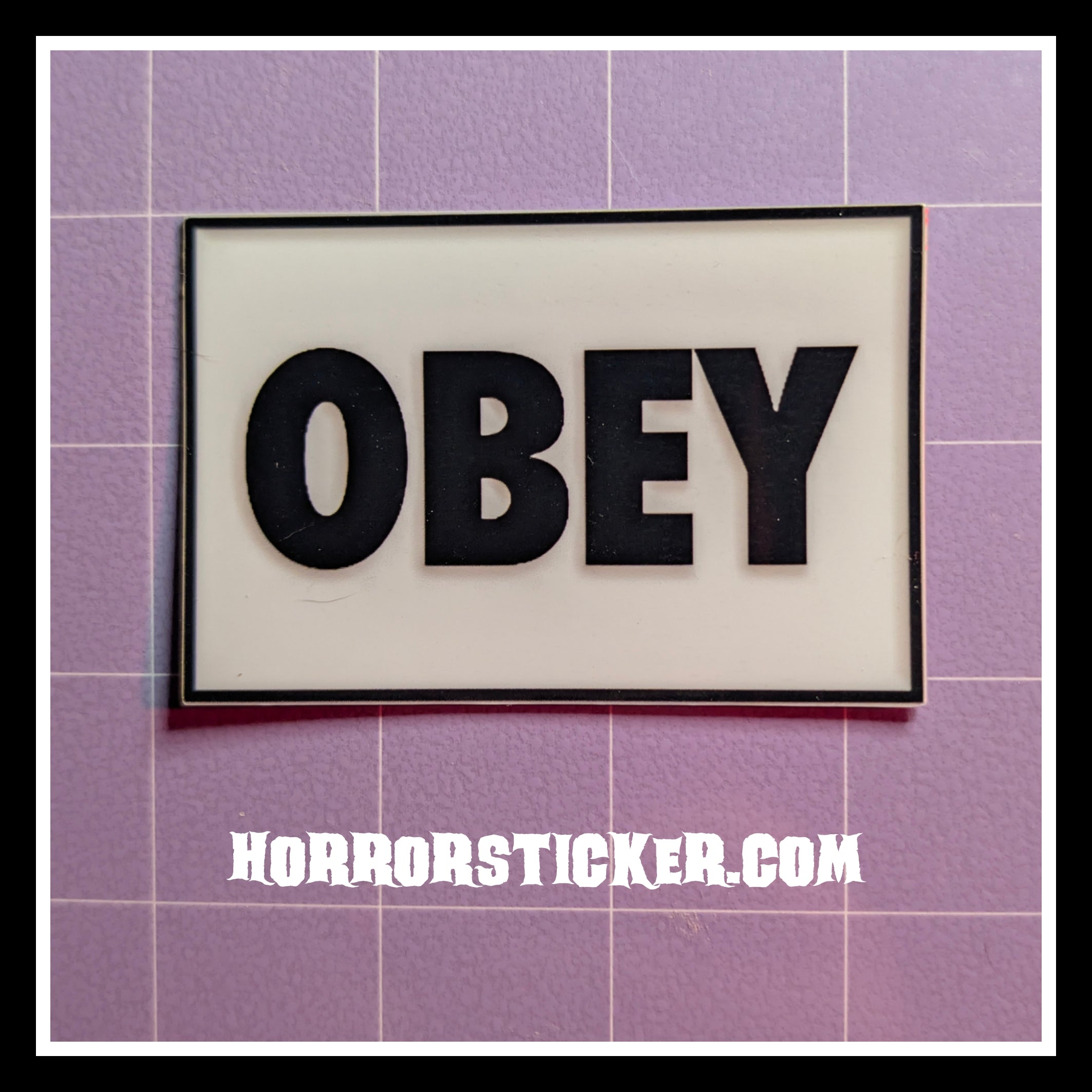 They Live | Horror Die Cut Waterproof Laminated Sticker