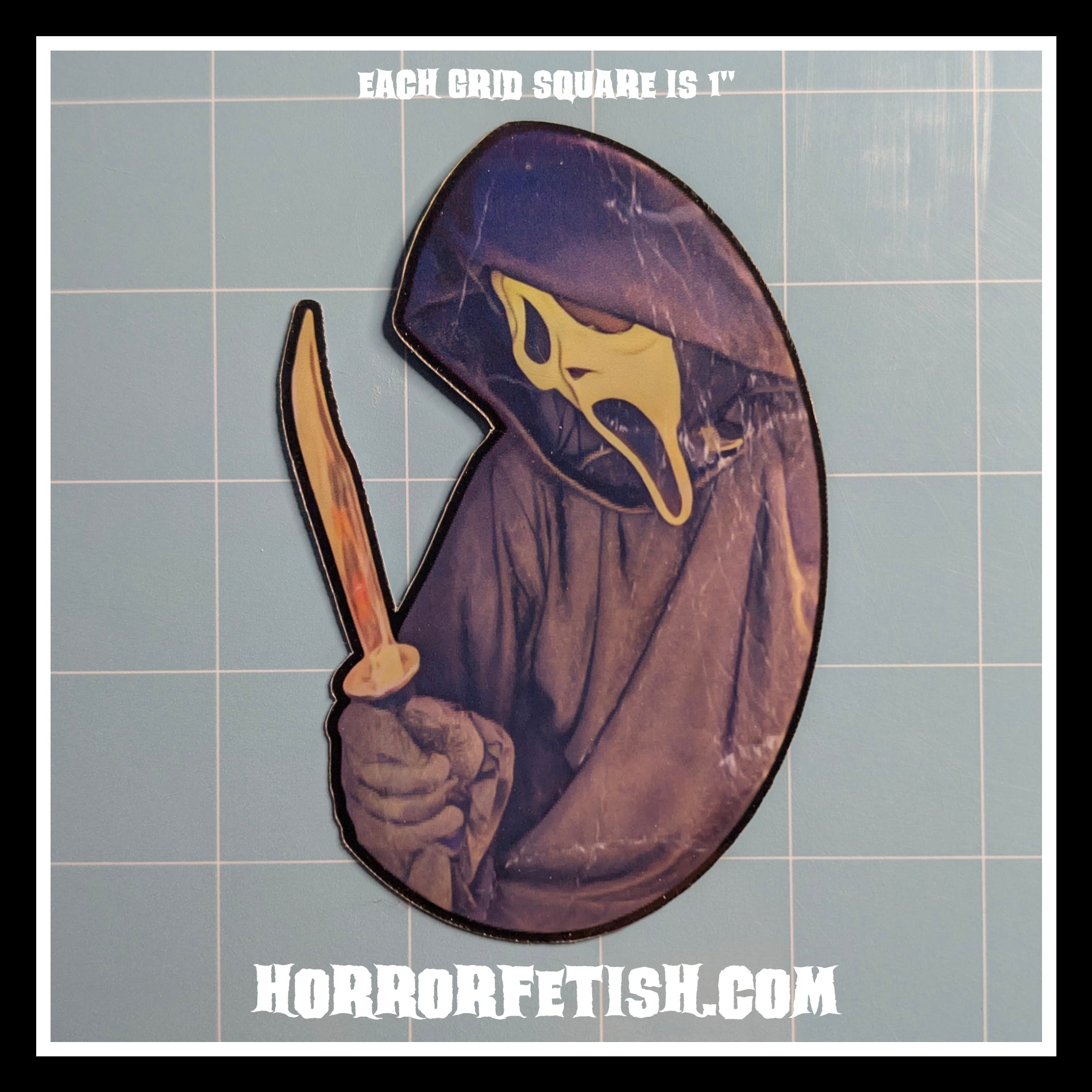 Ghostface Set 6 | 18+ Horror Cosplay Die Cut Waterproof Laminated Stickers