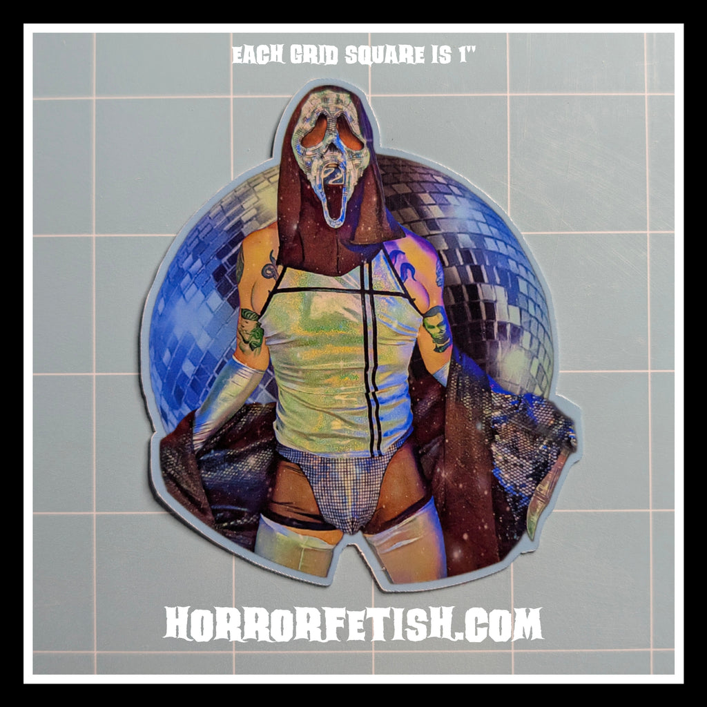 Ghostface Set 3 | 18+ Horror Cosplay Die Cut Waterproof Laminated Stickers