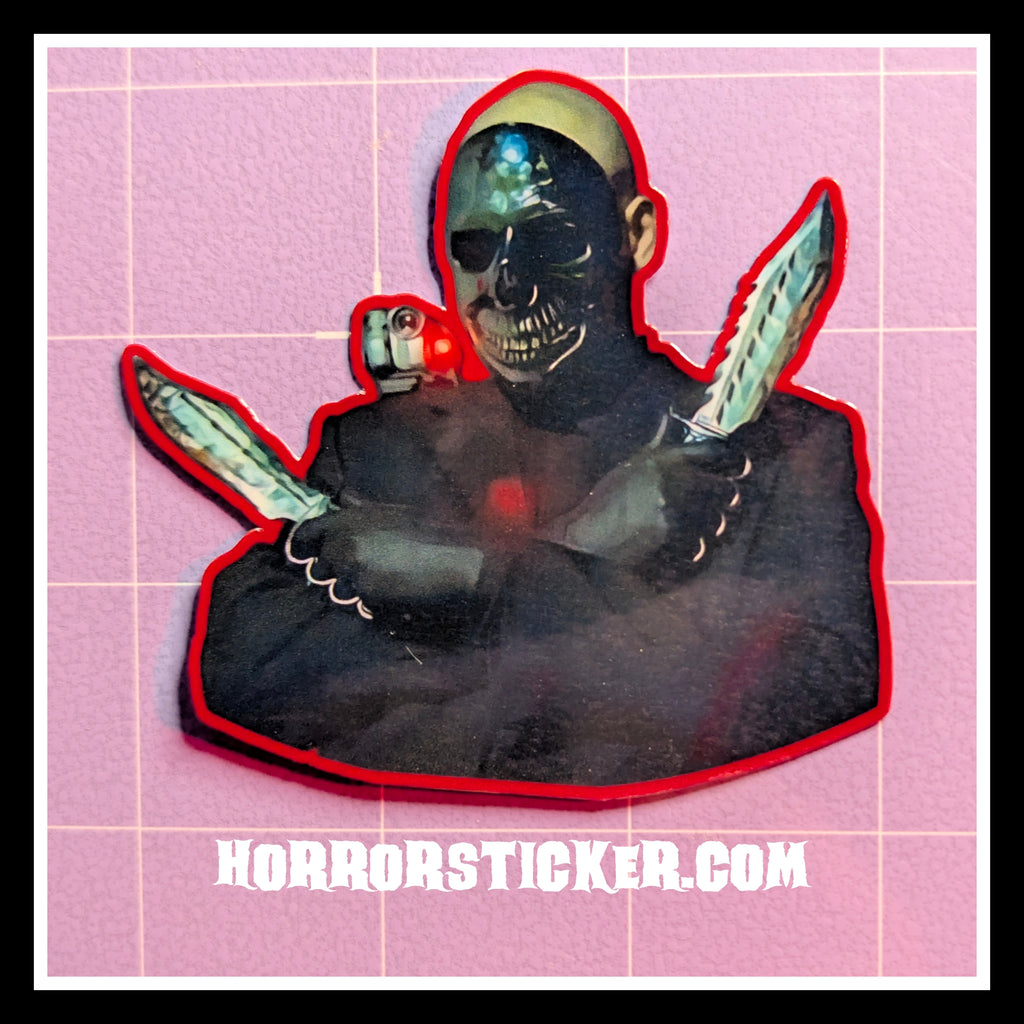 Laid to Rest | Horror Die Cut Waterproof Laminated Sticker