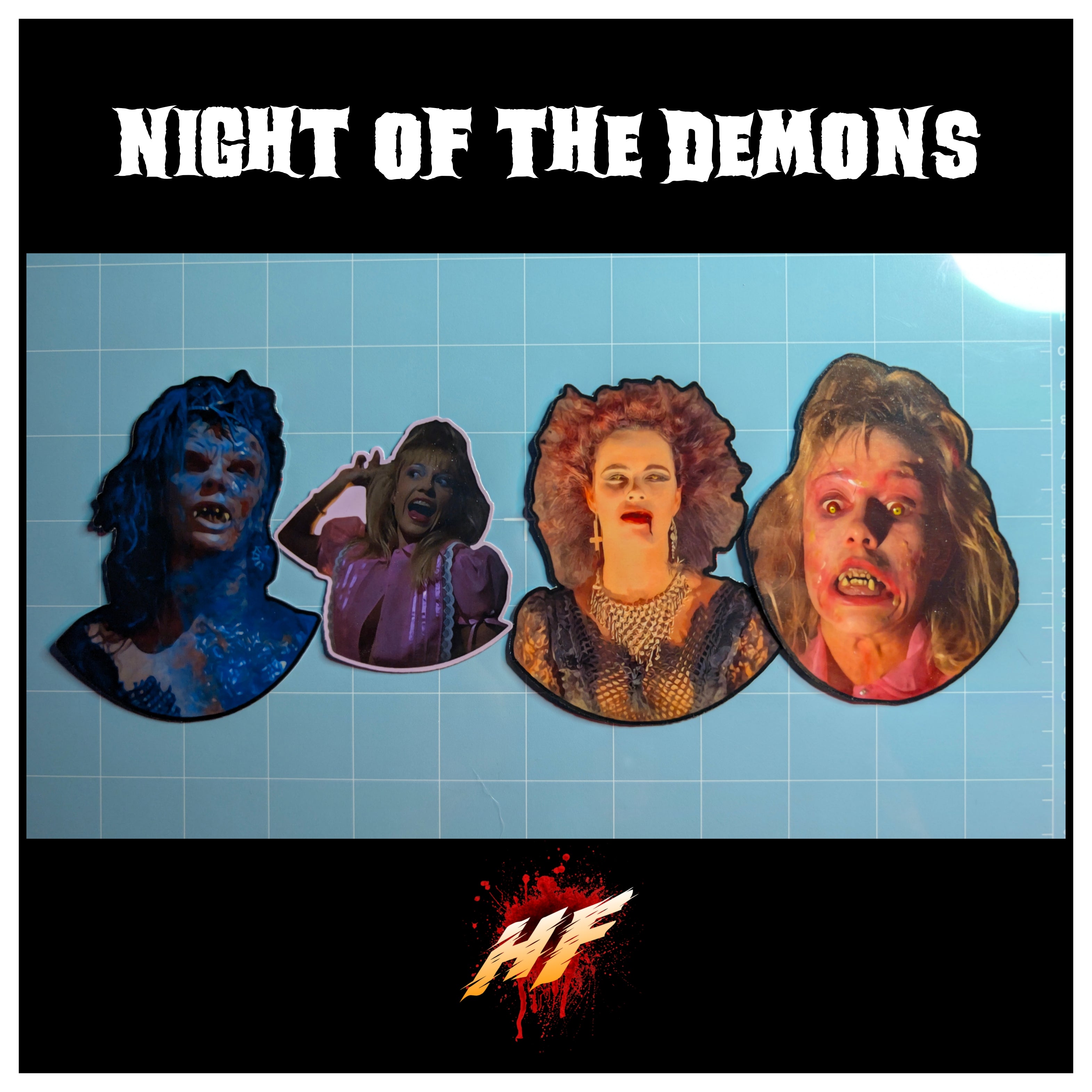 Night of the Demons | Horror Die Cut Waterproof Laminated Sticker