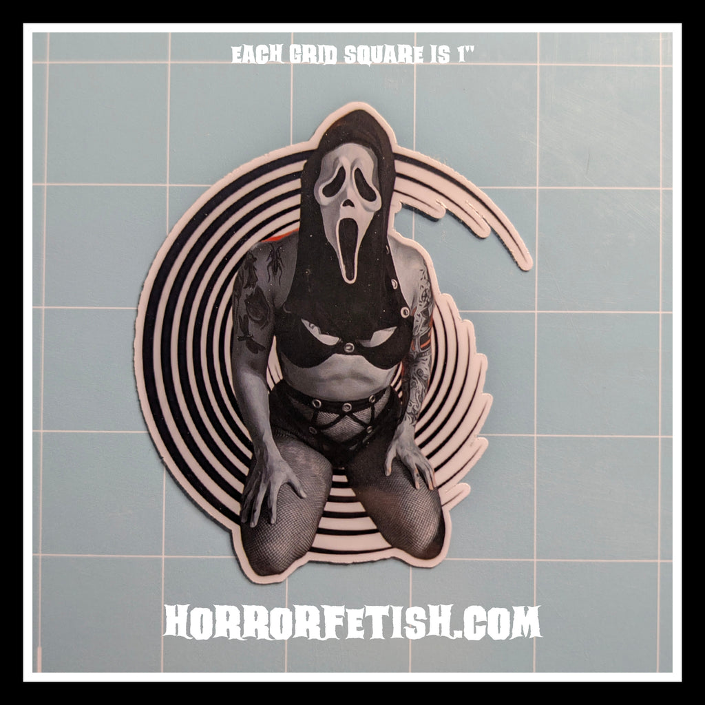 Ghostface Set 3 | 18+ Horror Cosplay Die Cut Waterproof Laminated Stickers