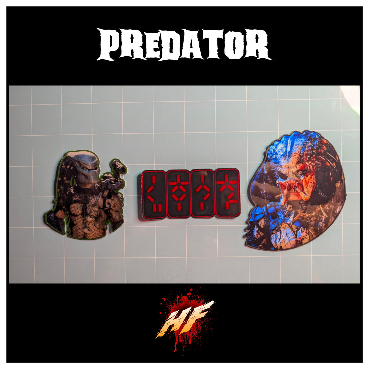 Predator | Horror Die Cut Waterproof Laminated Sticker