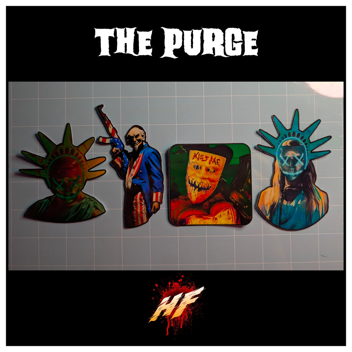 The Purge | Horror Die Cut Waterproof Laminated Sticker