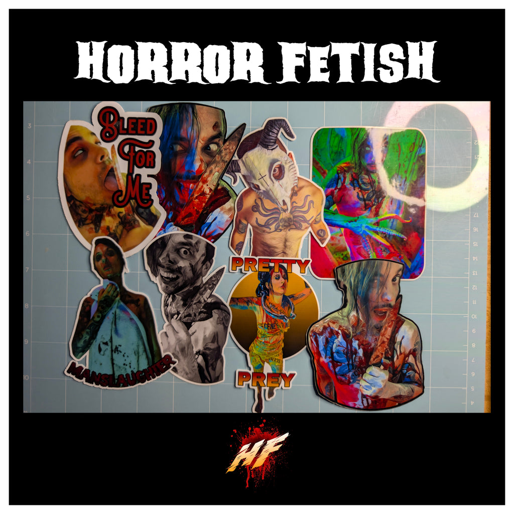 Horror Fetish | 18+ Horror Cosplay Die Cut Waterproof Laminated Stickers