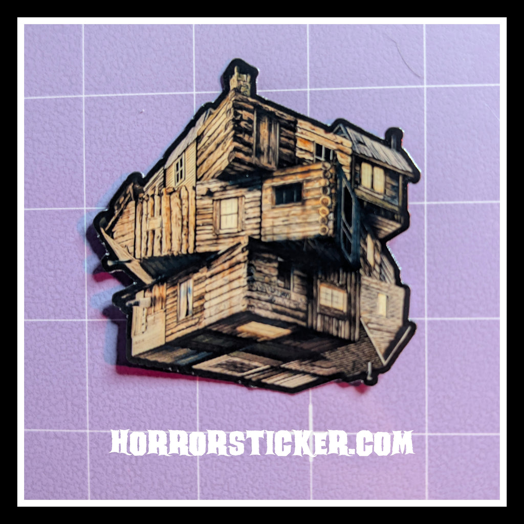 Cabin in the Woods | Horror Die Cut Waterproof Laminated Sticker