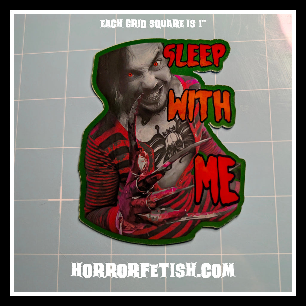 Freddy Krueger | 18+ Horror Cosplay Die Cut Waterproof Laminated Stickers